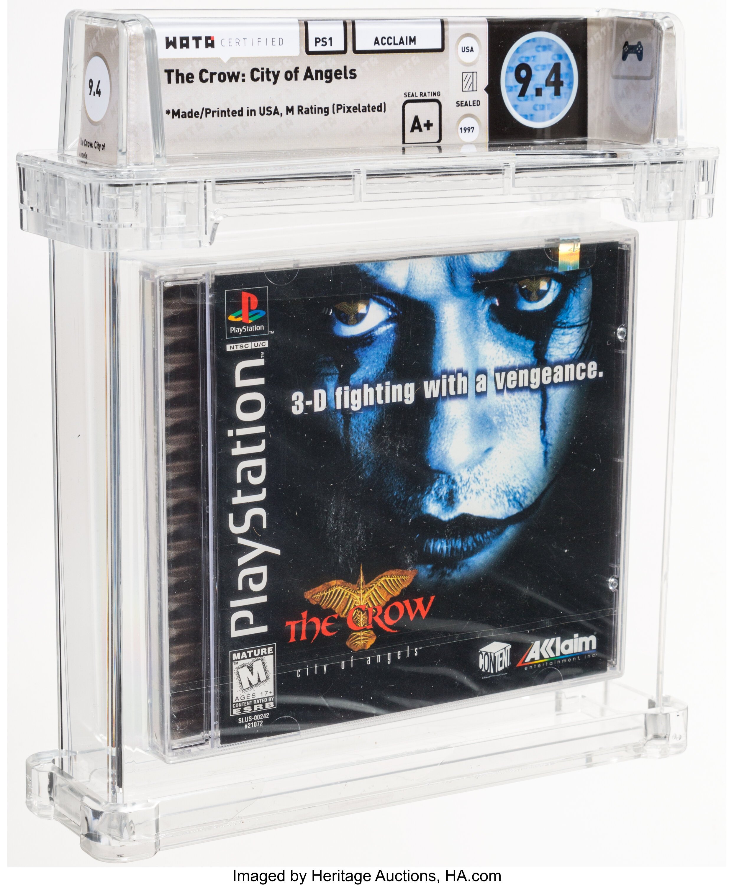The Crow: City of Angels (PS1) — PSA Pop Report & Prices