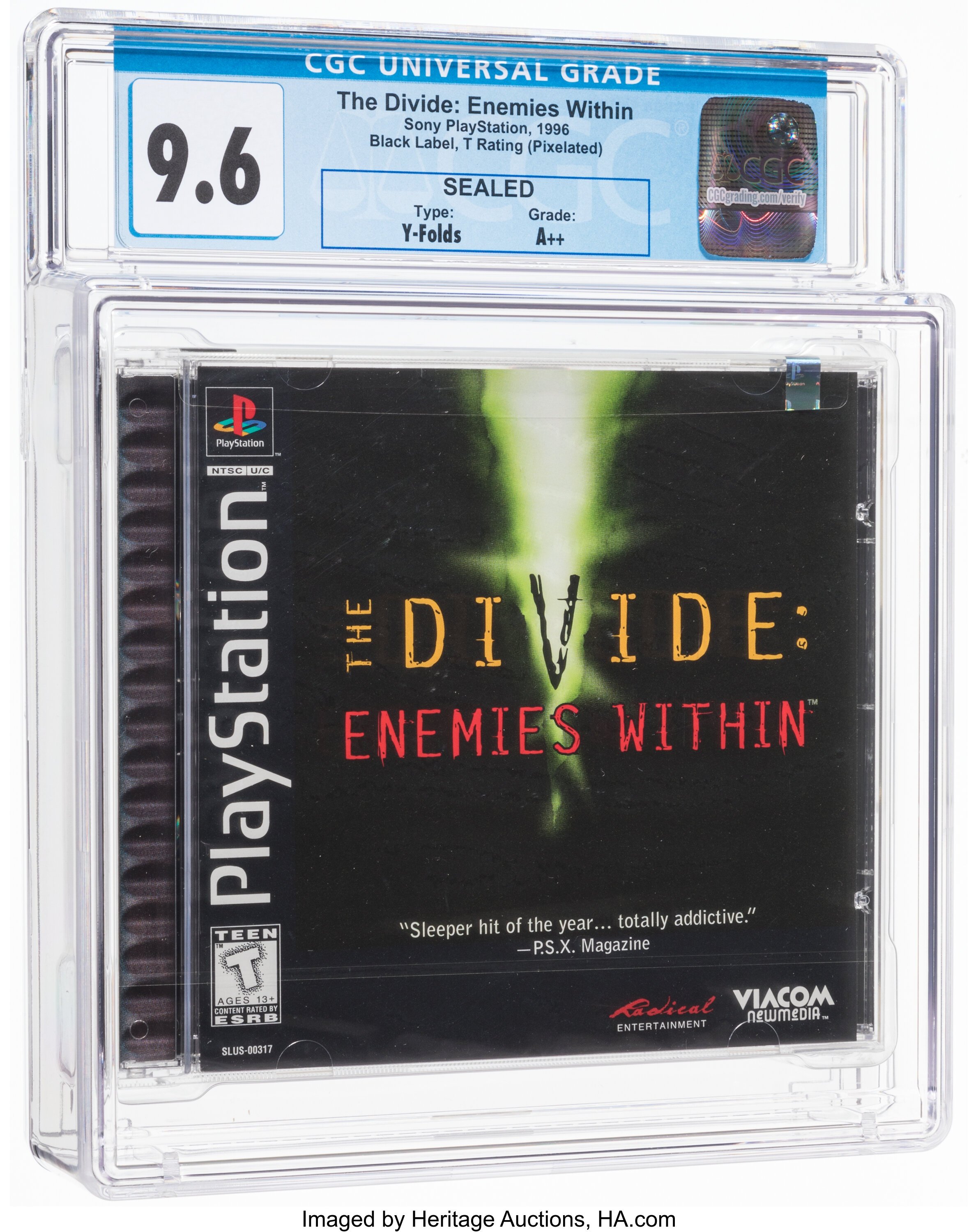 The Divide: Enemies Within (PS1) — PSA Pop Report & Prices