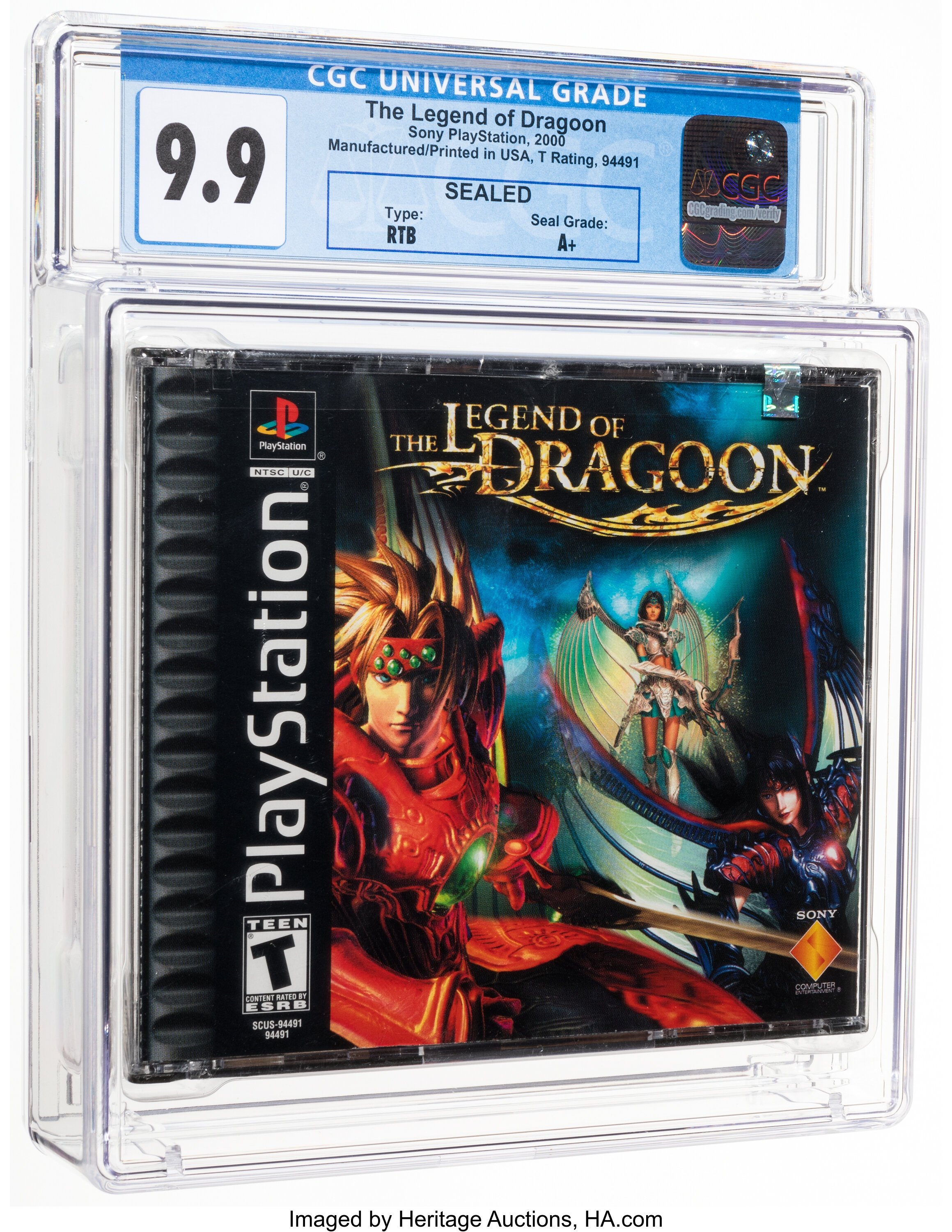The Legend of Dragoon (PS1): PSA Pop Report & Prices