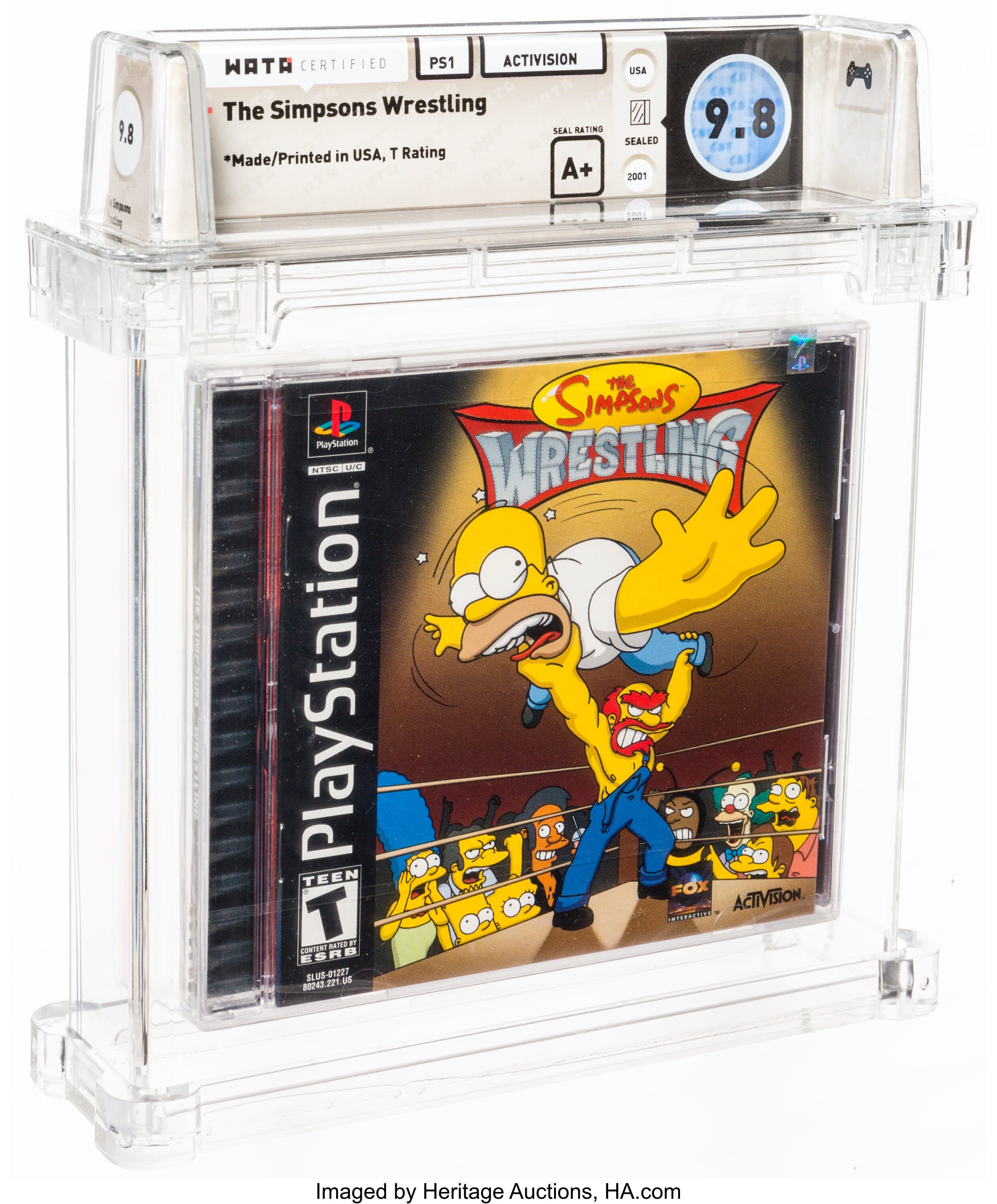 The Simpsons Wrestling (PS1): PSA Pop Report & Prices