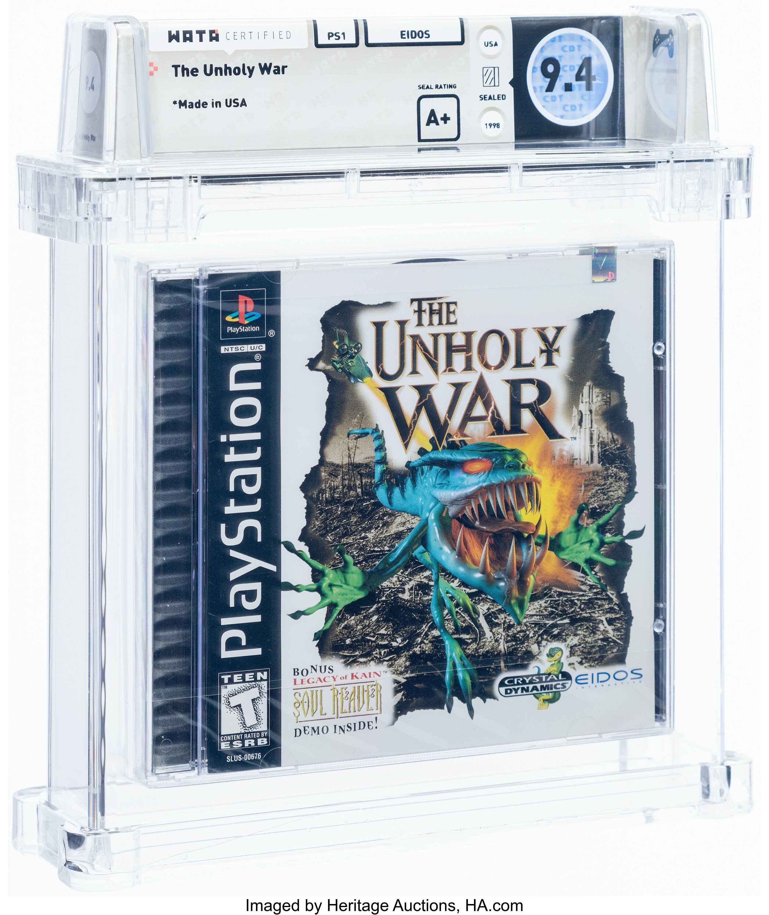 The Unholy War (PS1): PSA Pop Report & Prices