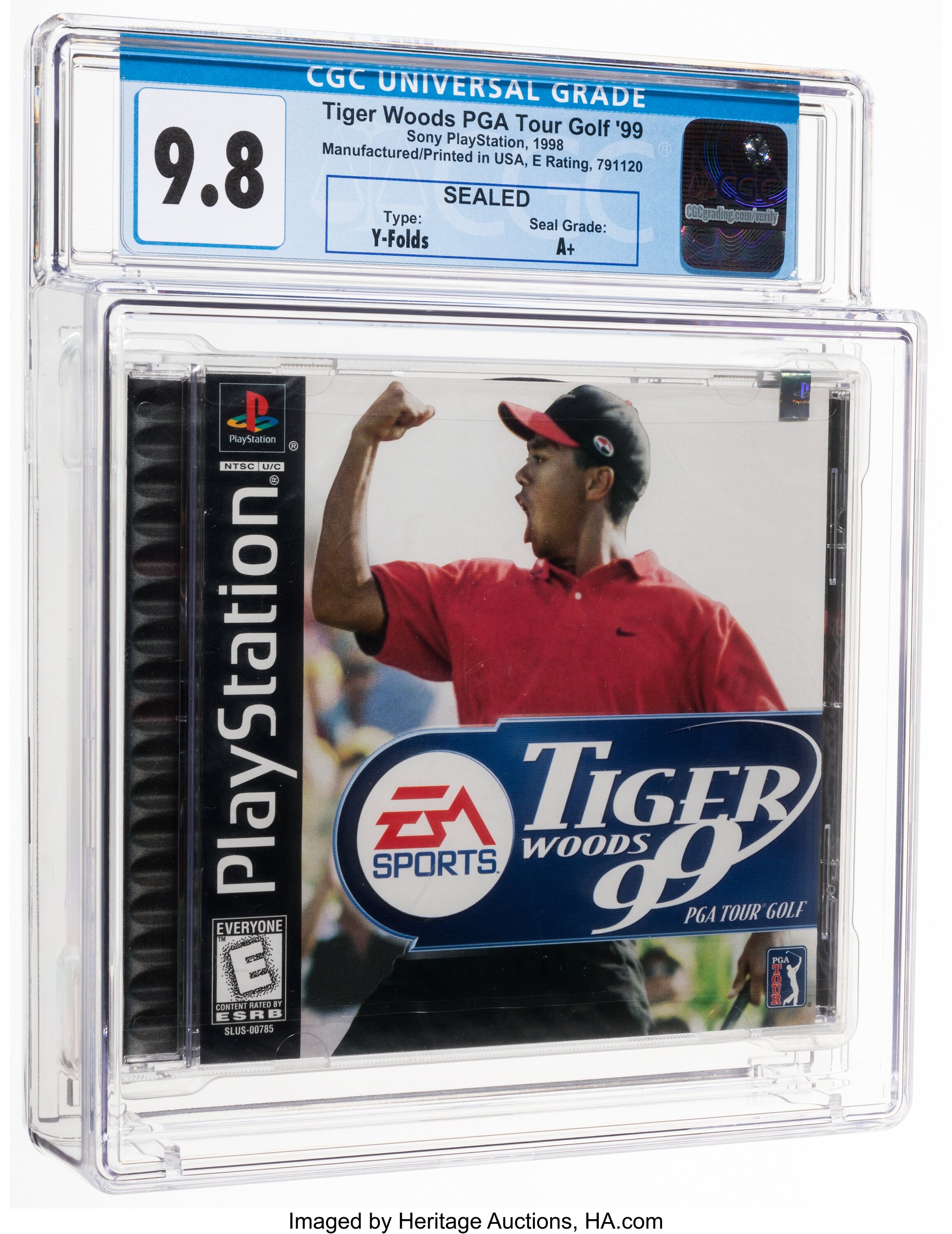Tiger Woods 99 PGA Tour Golf (PS1): PSA Pop Report & Prices