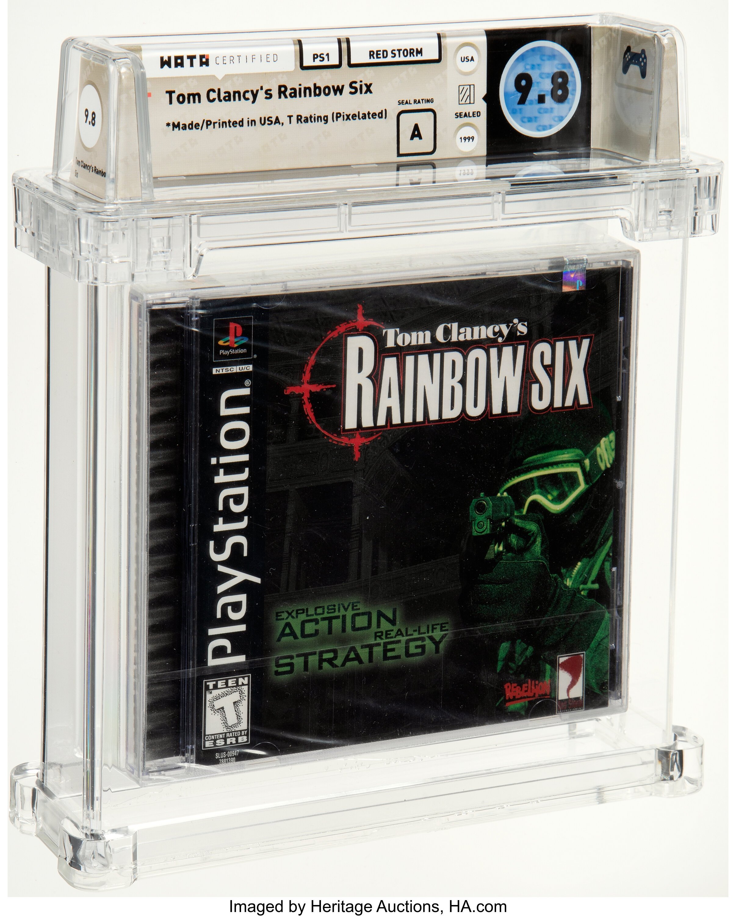 Tom Clancy's Rainbow Six (PS1): PSA Pop Report & Prices