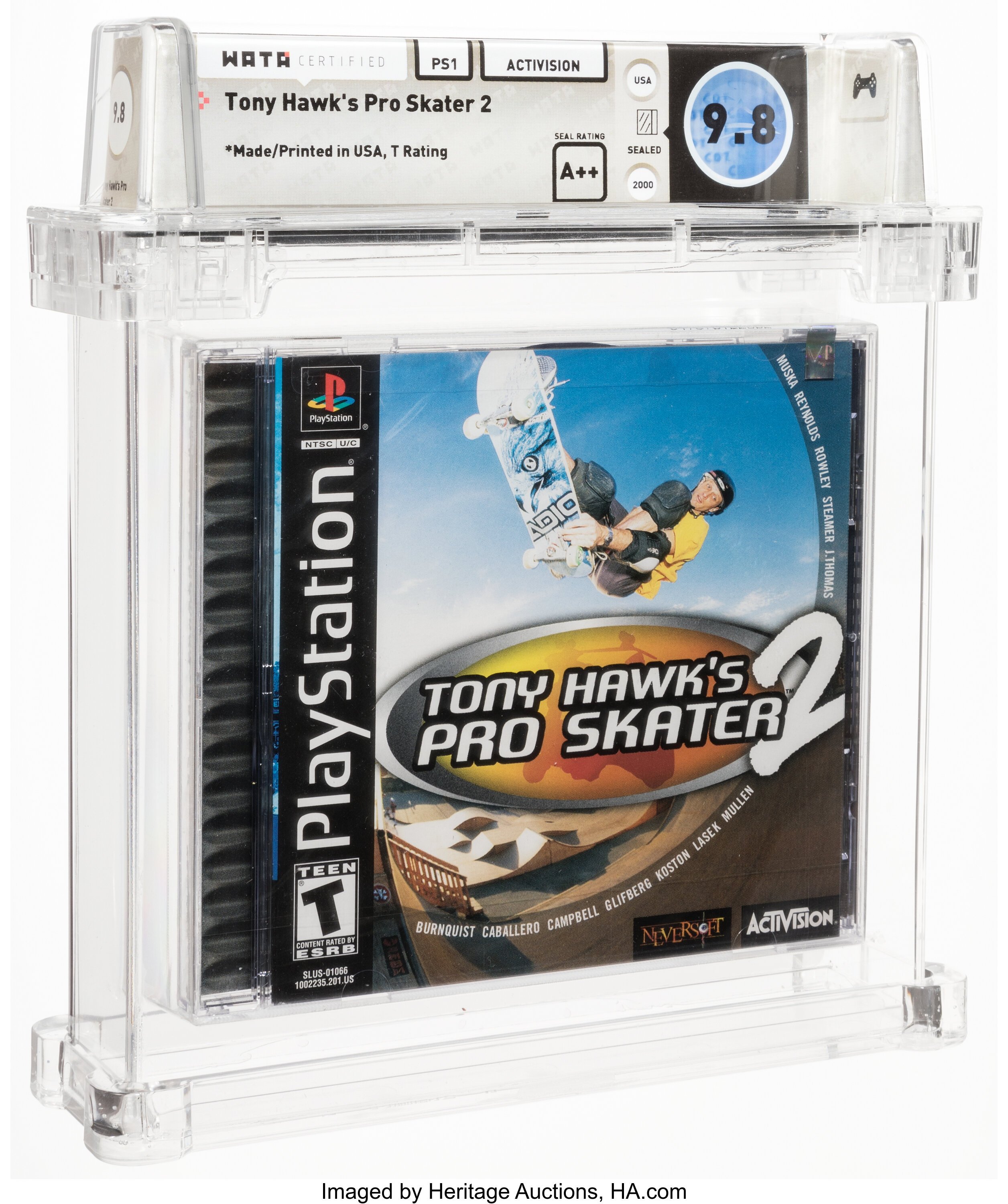 Tony Hawk's Pro Skater 2 (PS1): PSA Pop Report & Prices
