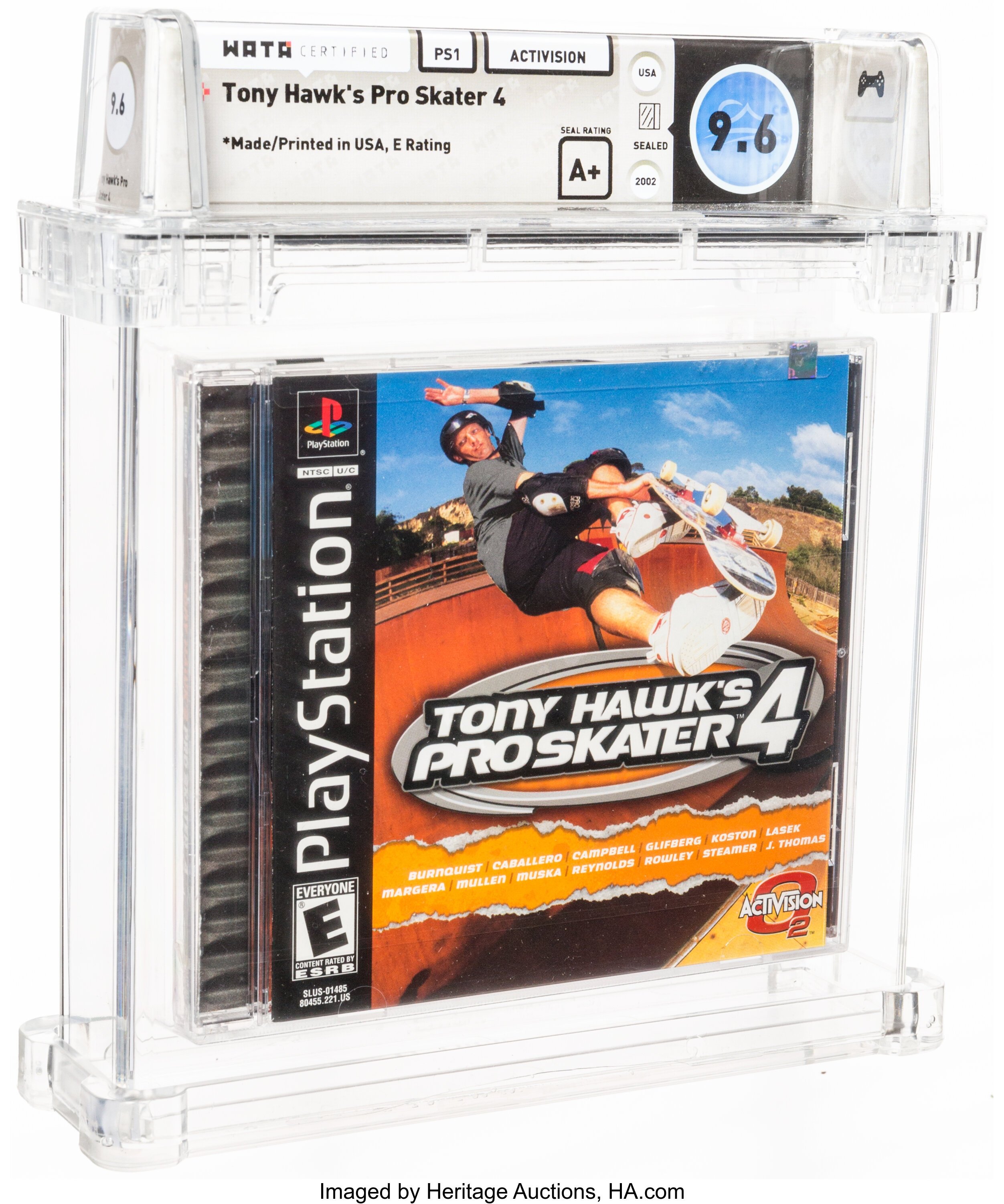 Tony Hawk's Pro Skater 4 (PS1): PSA Pop Report & Prices