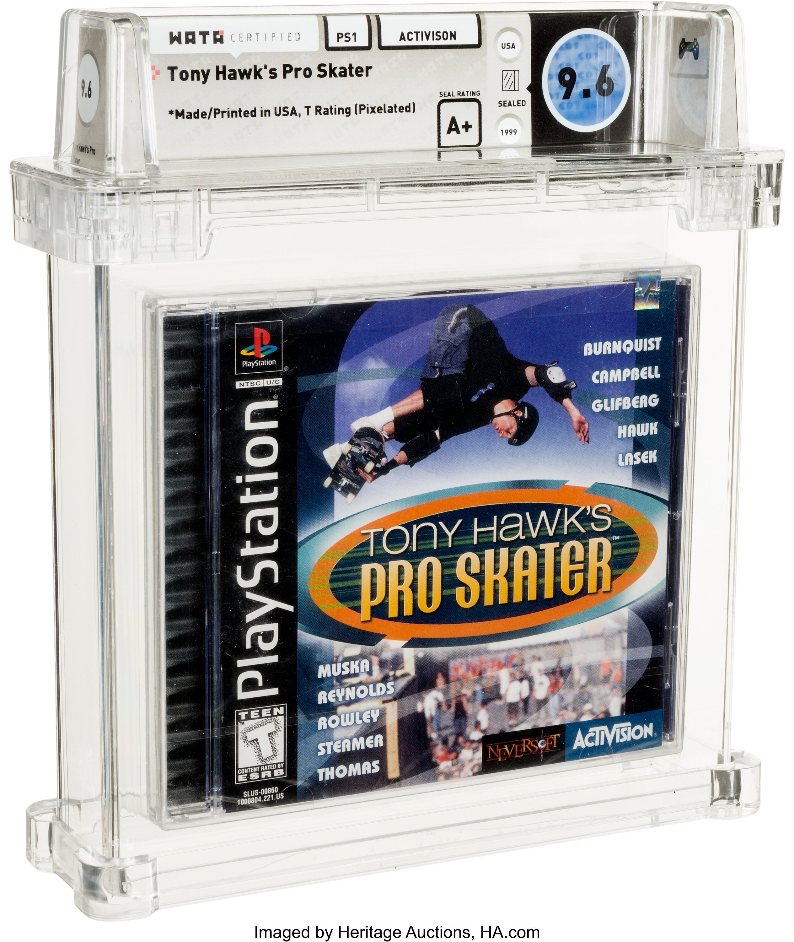 Tony Hawk's Pro Skater (PS1): PSA Pop Report & Prices