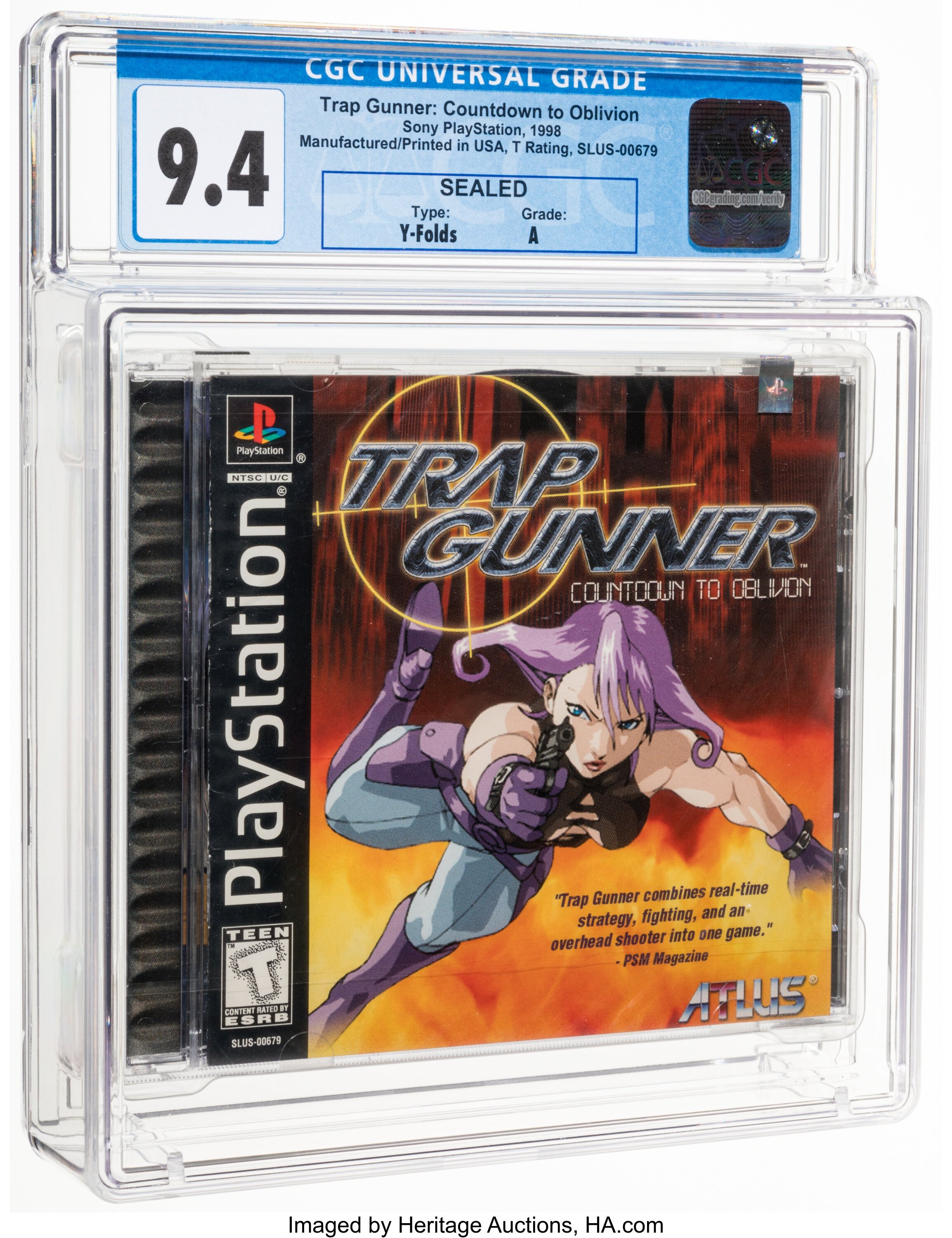 Trap Gunner: Countdown to Oblivion (PS1) — PSA Pop & Prices
