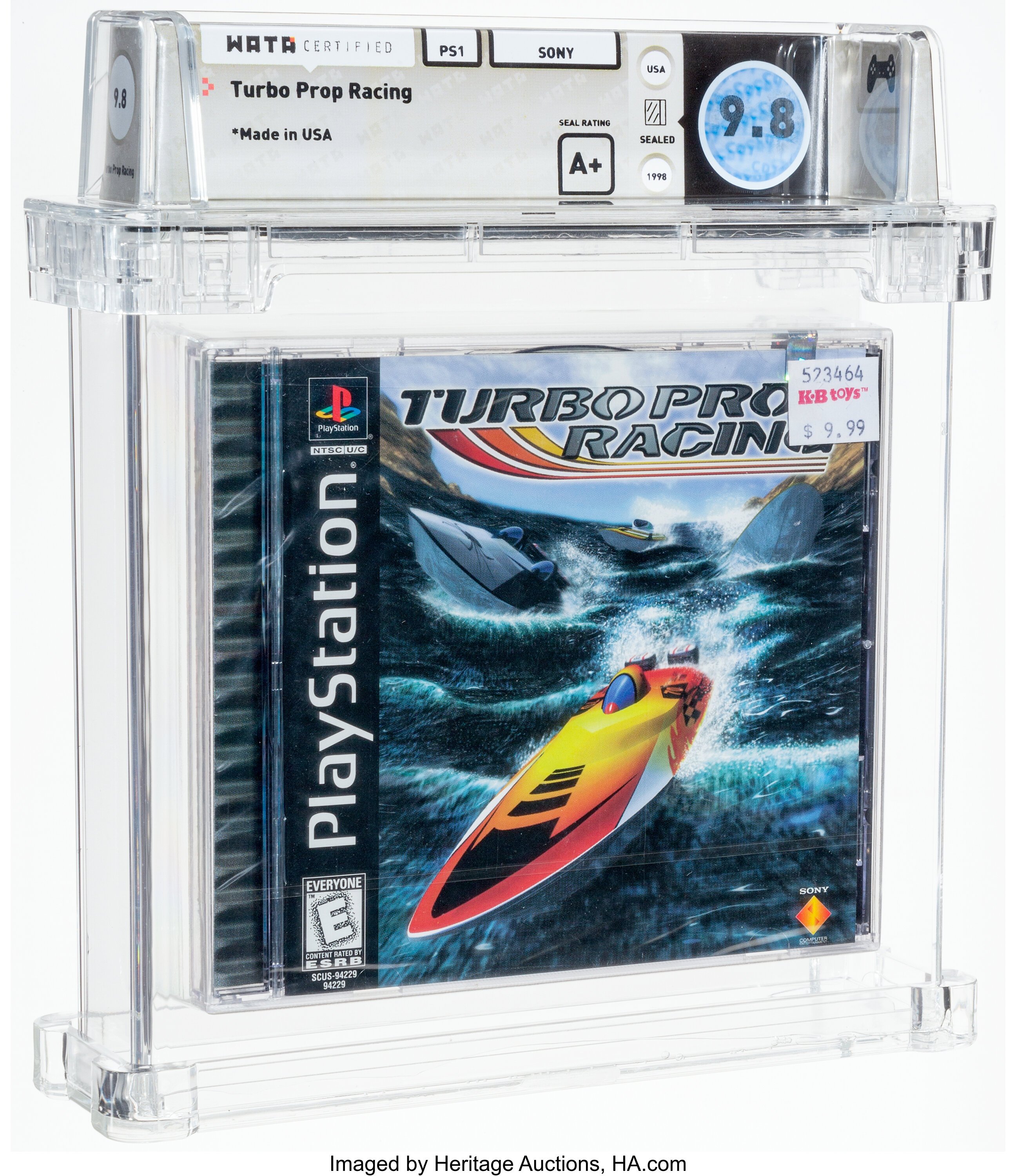 Turbo Prop Racing (PS1): PSA Pop Report & Prices