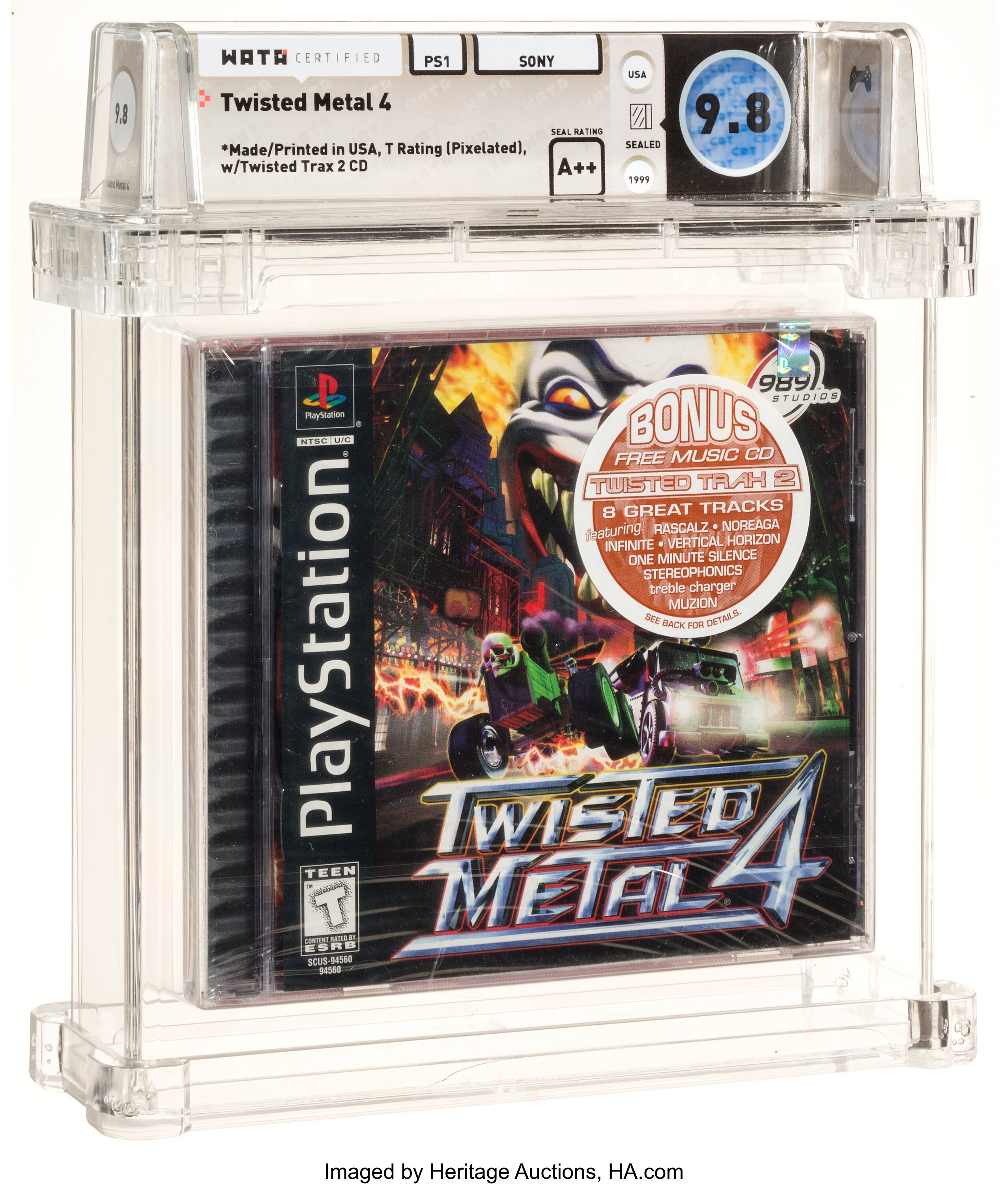 Twisted Metal 4 (PS1): PSA Pop Report & Prices