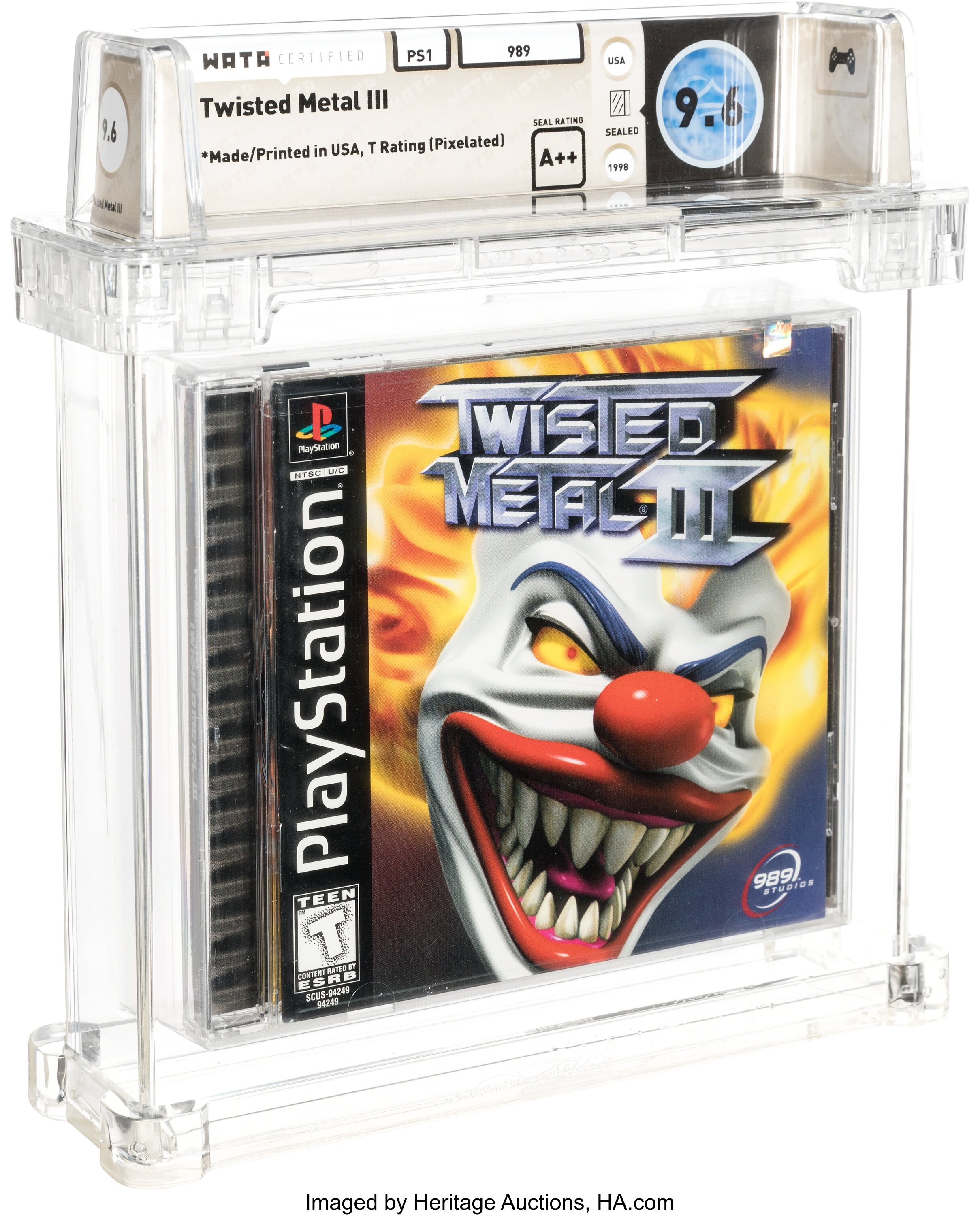 Twisted Metal III (PS1): PSA Pop Report & Prices