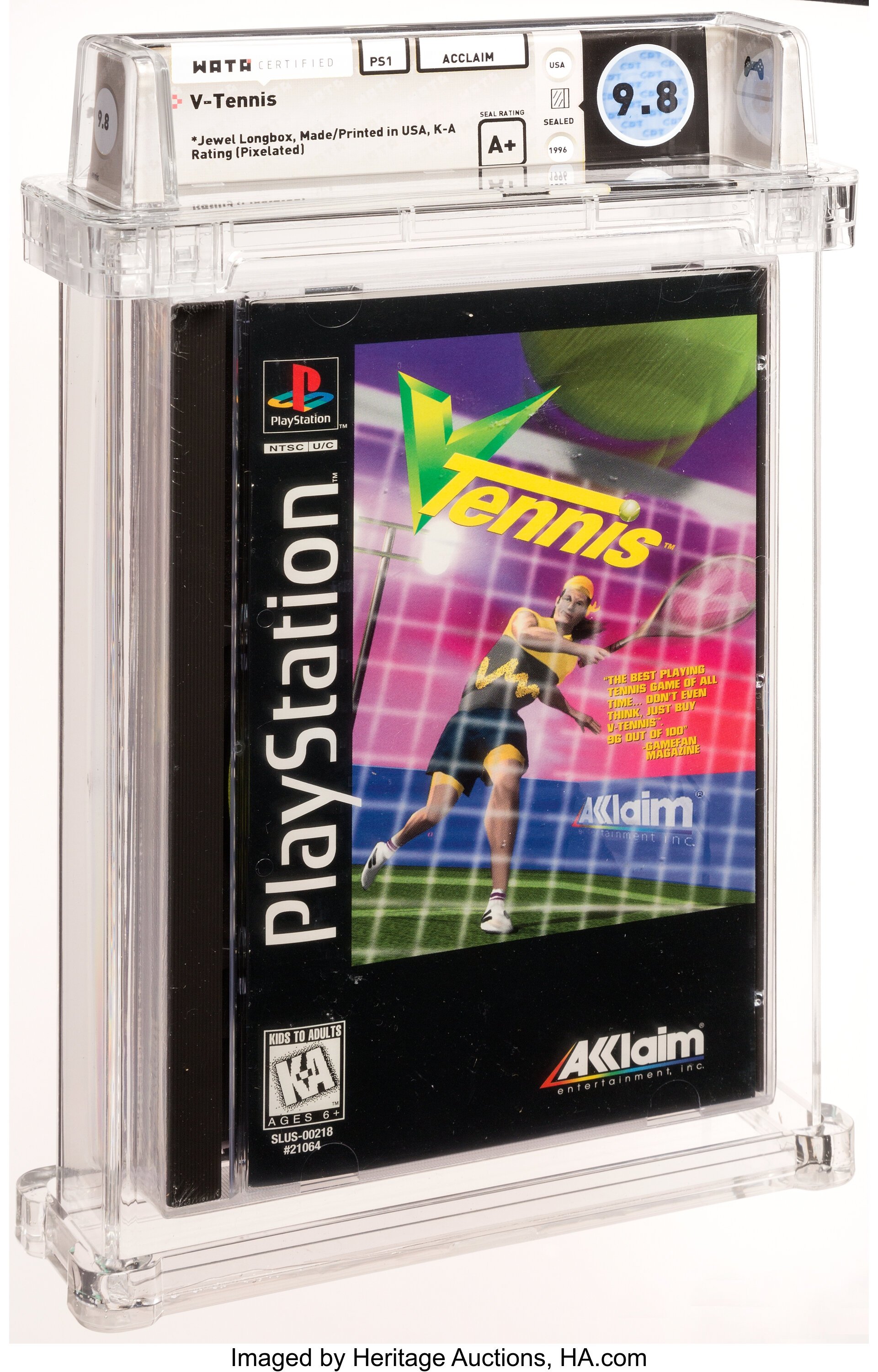 V-Tennis (PS1): PSA Pop Report & Prices