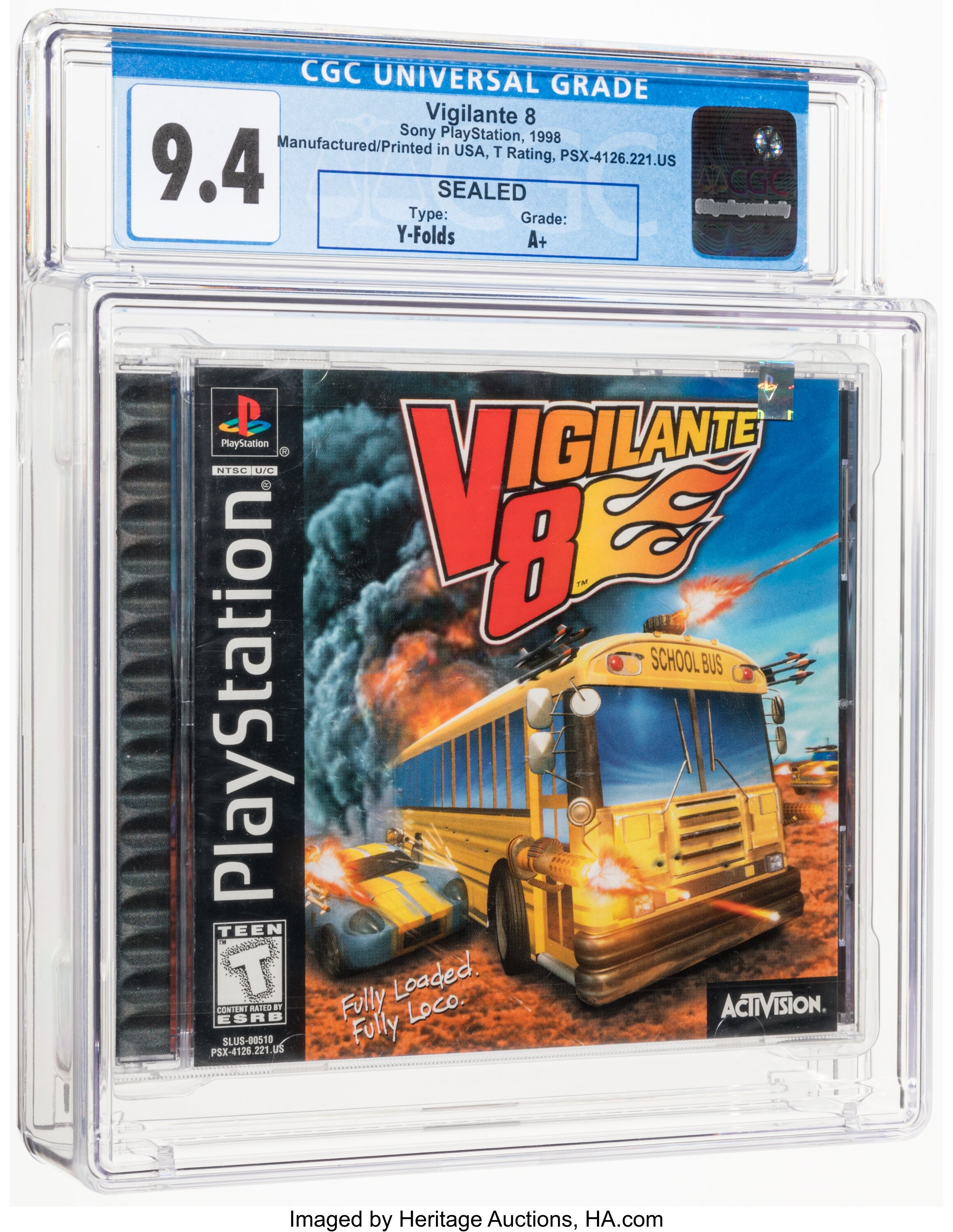 Vigilante 8 (PS1): PSA Pop Report & Prices