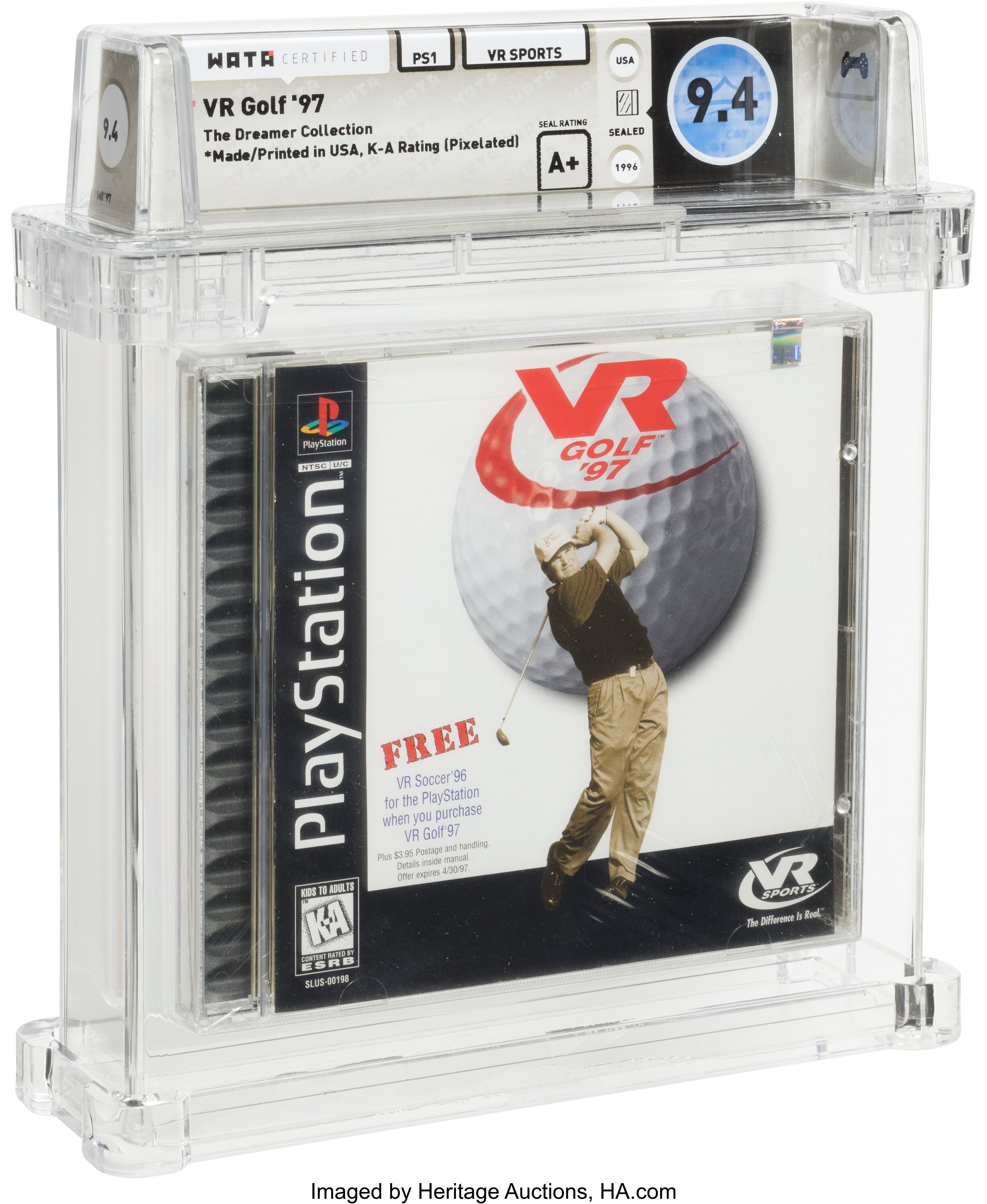 VR Golf '97 (PS1): PSA Pop Report & Prices