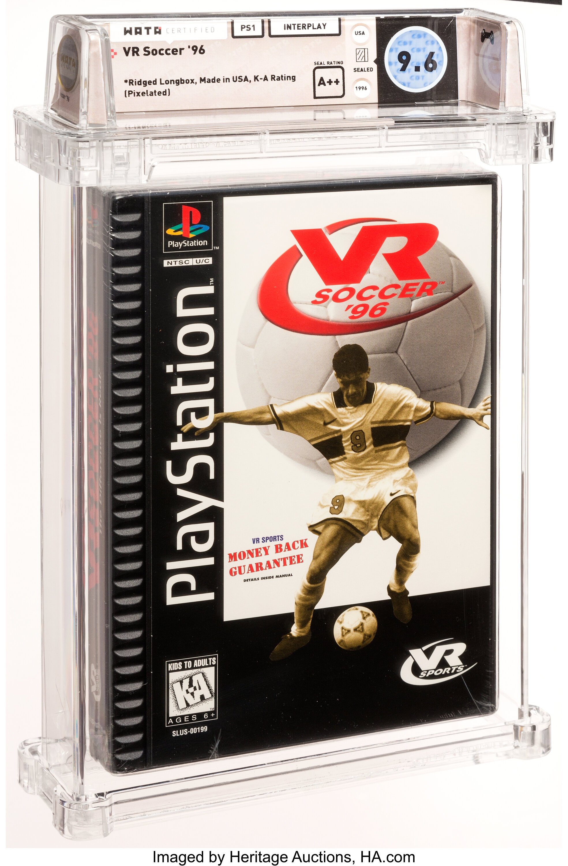 VR Soccer '96 (PS1): PSA Pop Report & Prices