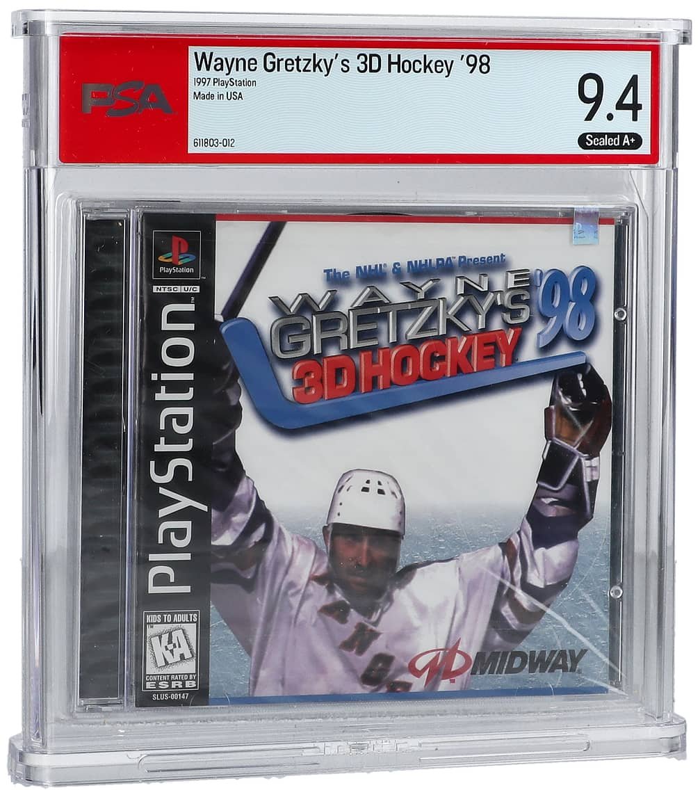 Wayne Gretzky's 3D Hockey '98 (PS1): PSA Pop Report & Prices