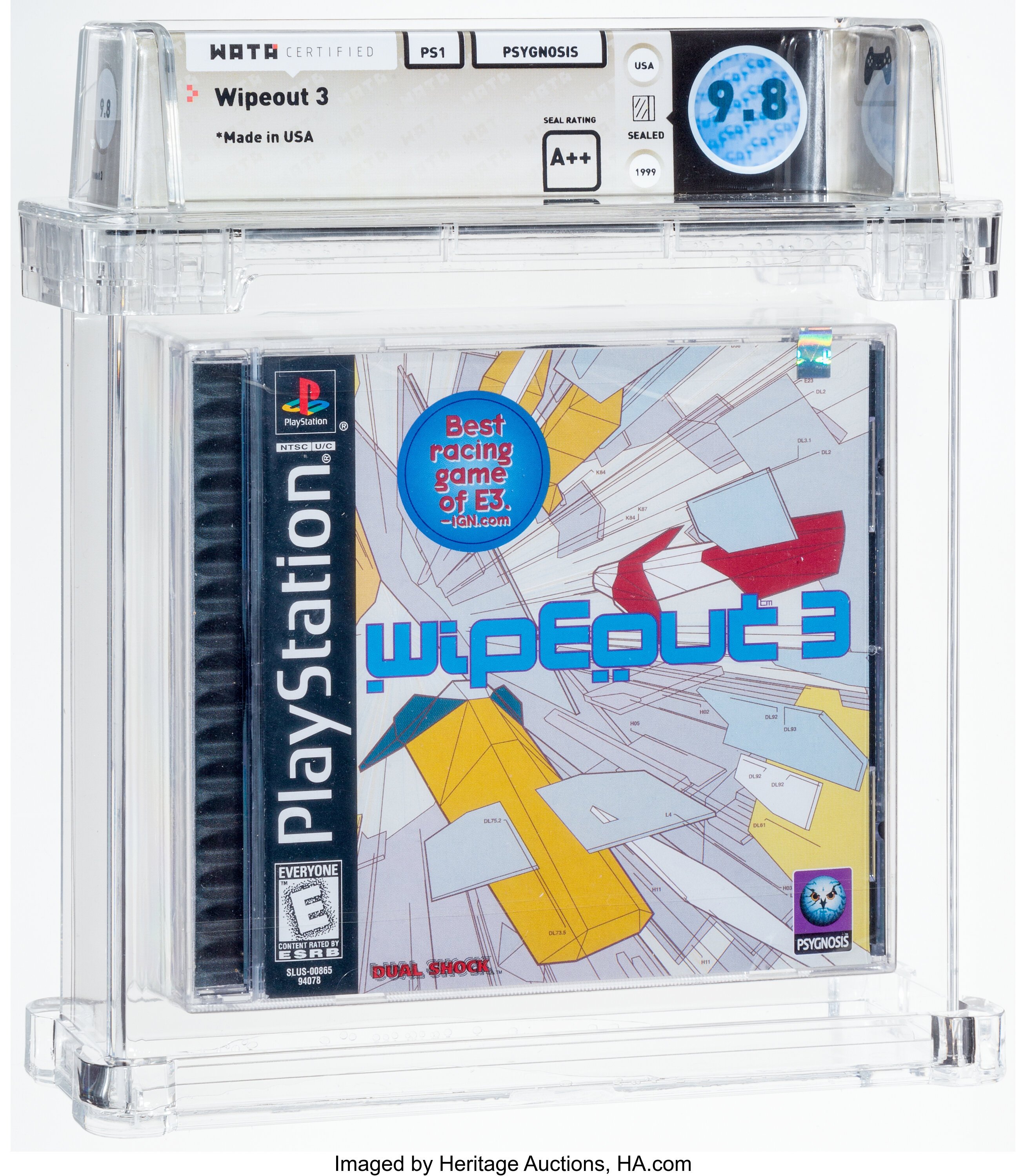 Wipeout 3 (PS1): PSA Pop Report & Prices