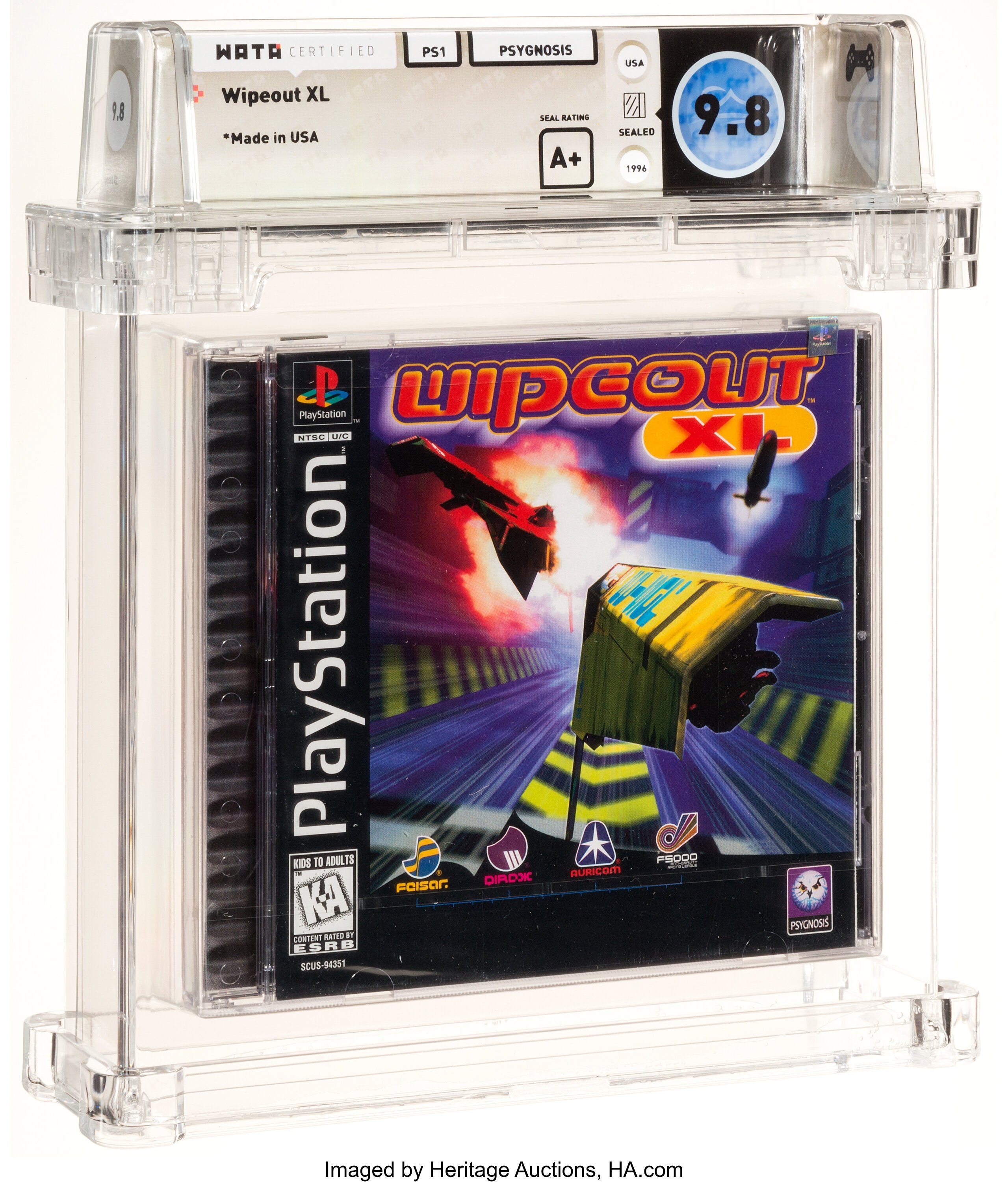 Wipeout XL (PS1): PSA Pop Report & Prices