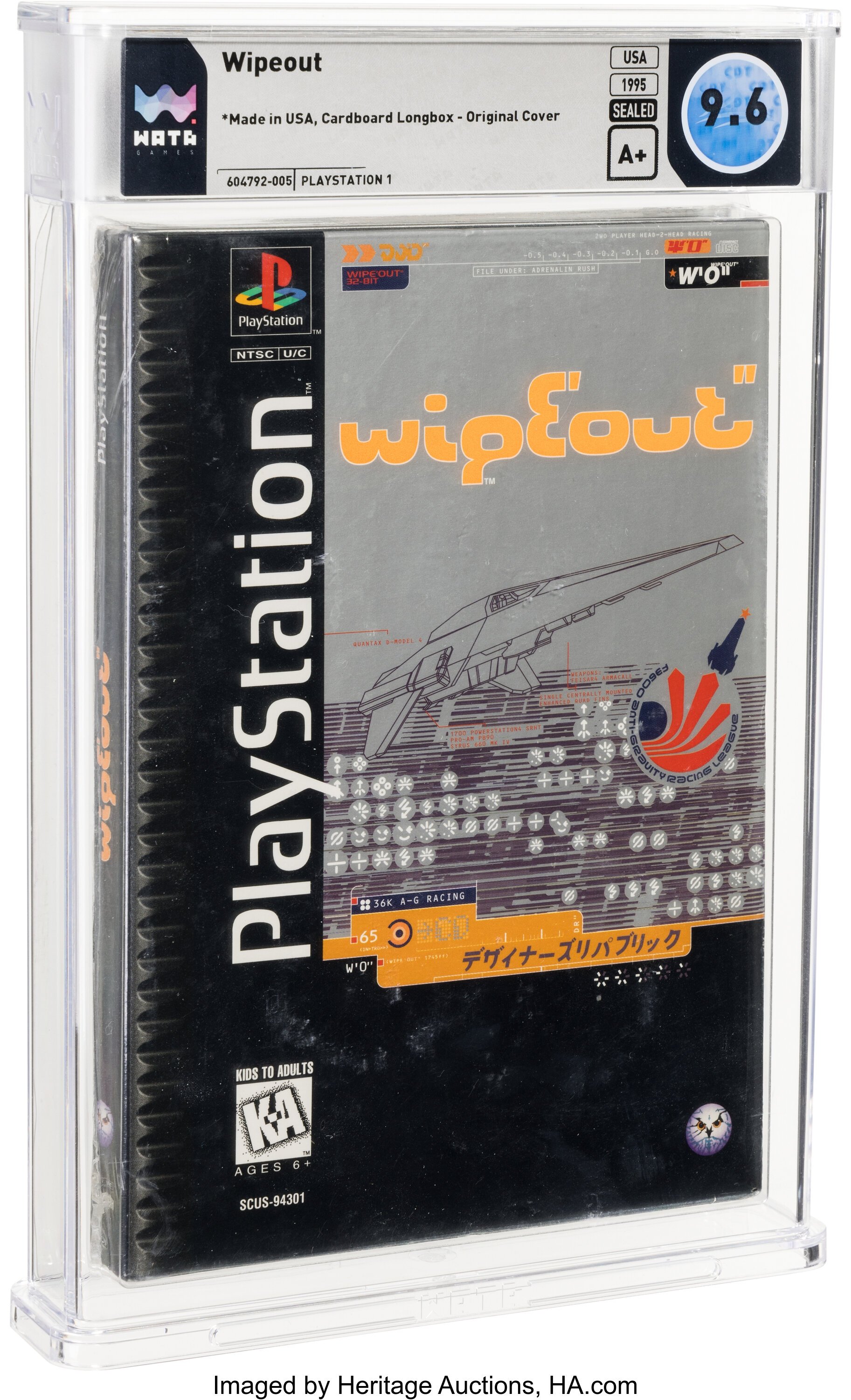 Wipeout (PS1): PSA Pop Report & Prices