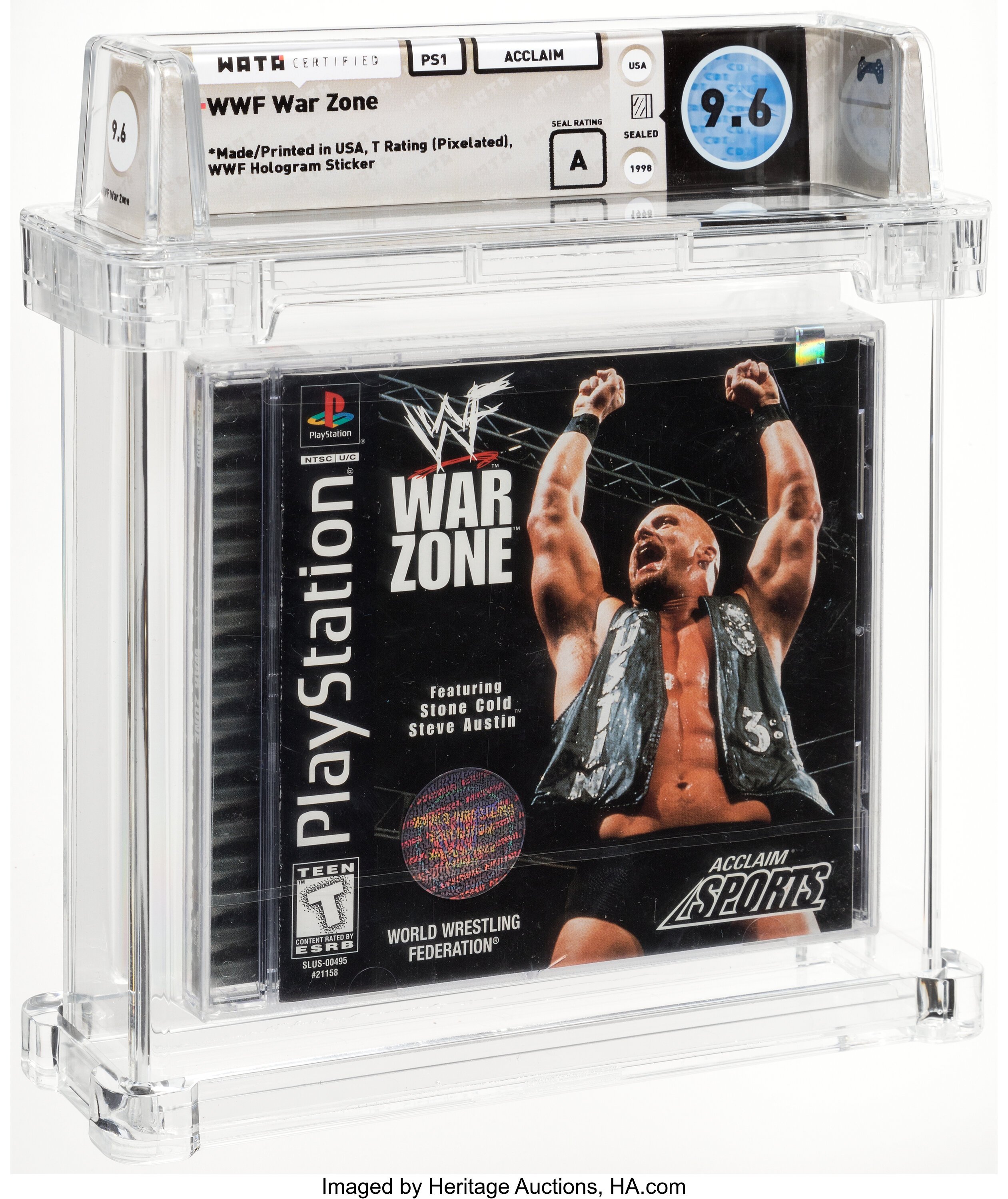 WWF War Zone (PS1): PSA Pop Report & Prices