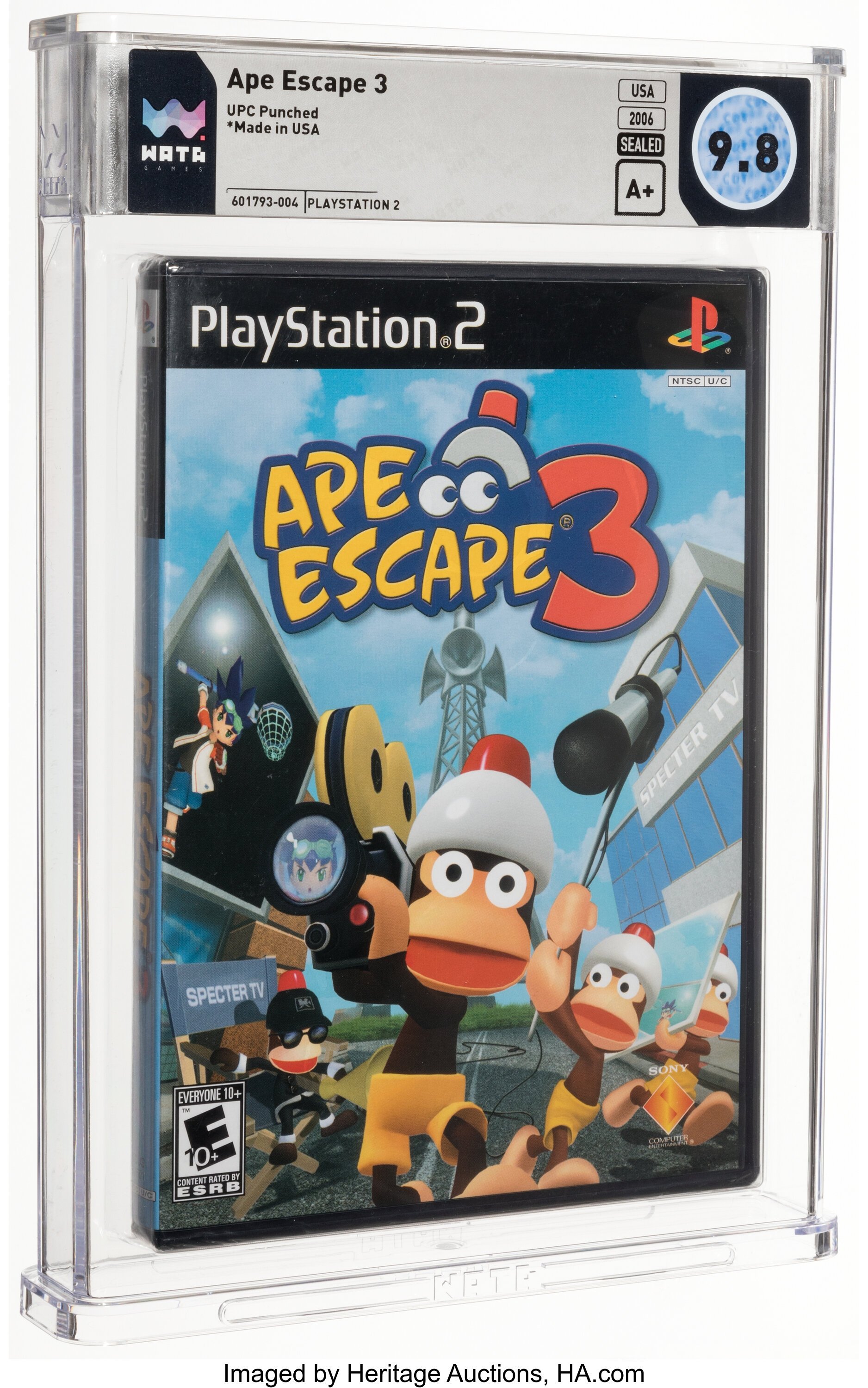 Ape Escape 3 (PS2): PSA Pop Report & Prices