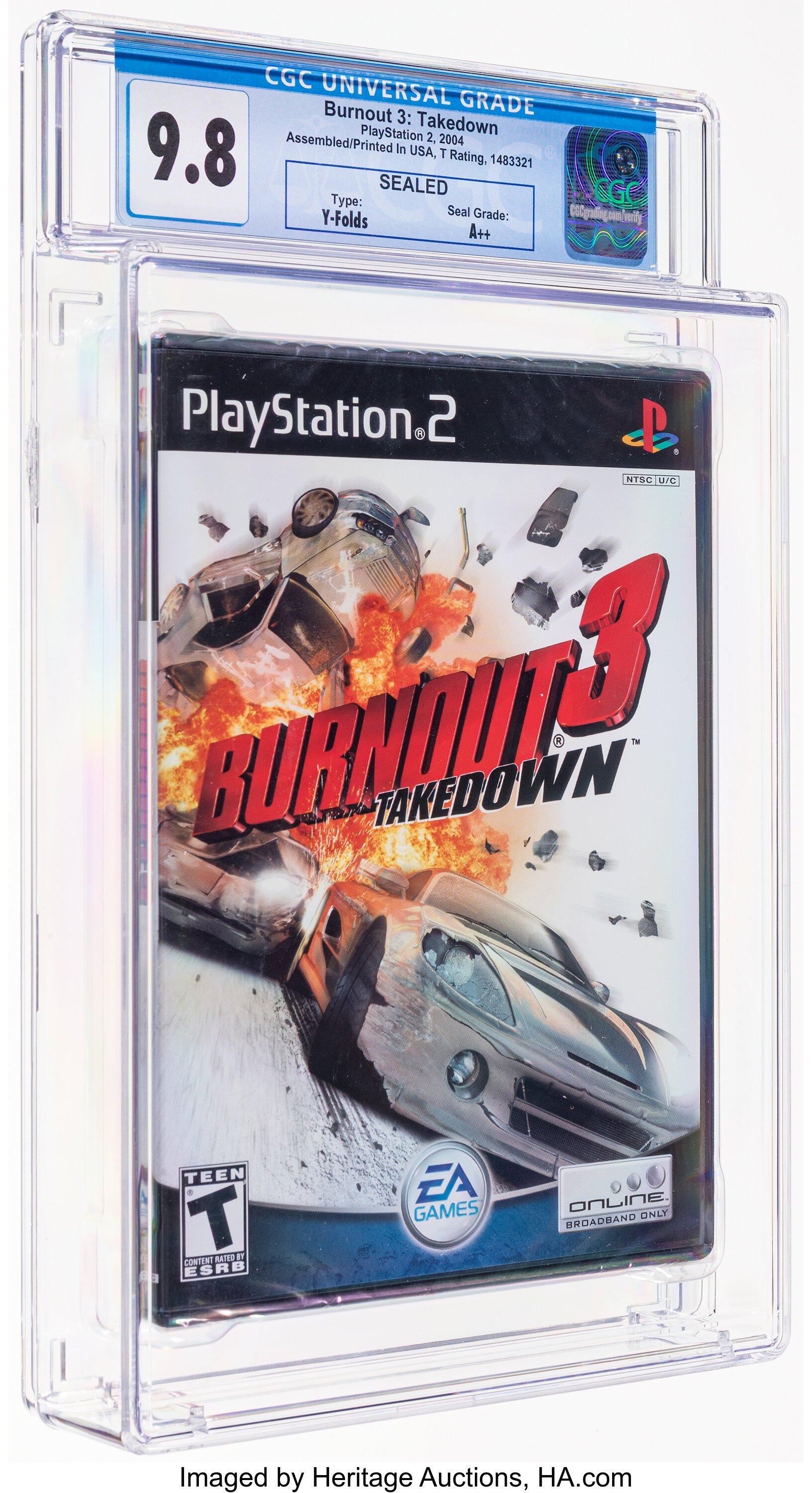 Burnout 3: Takedown (PS2) — PSA Pop Report & Prices