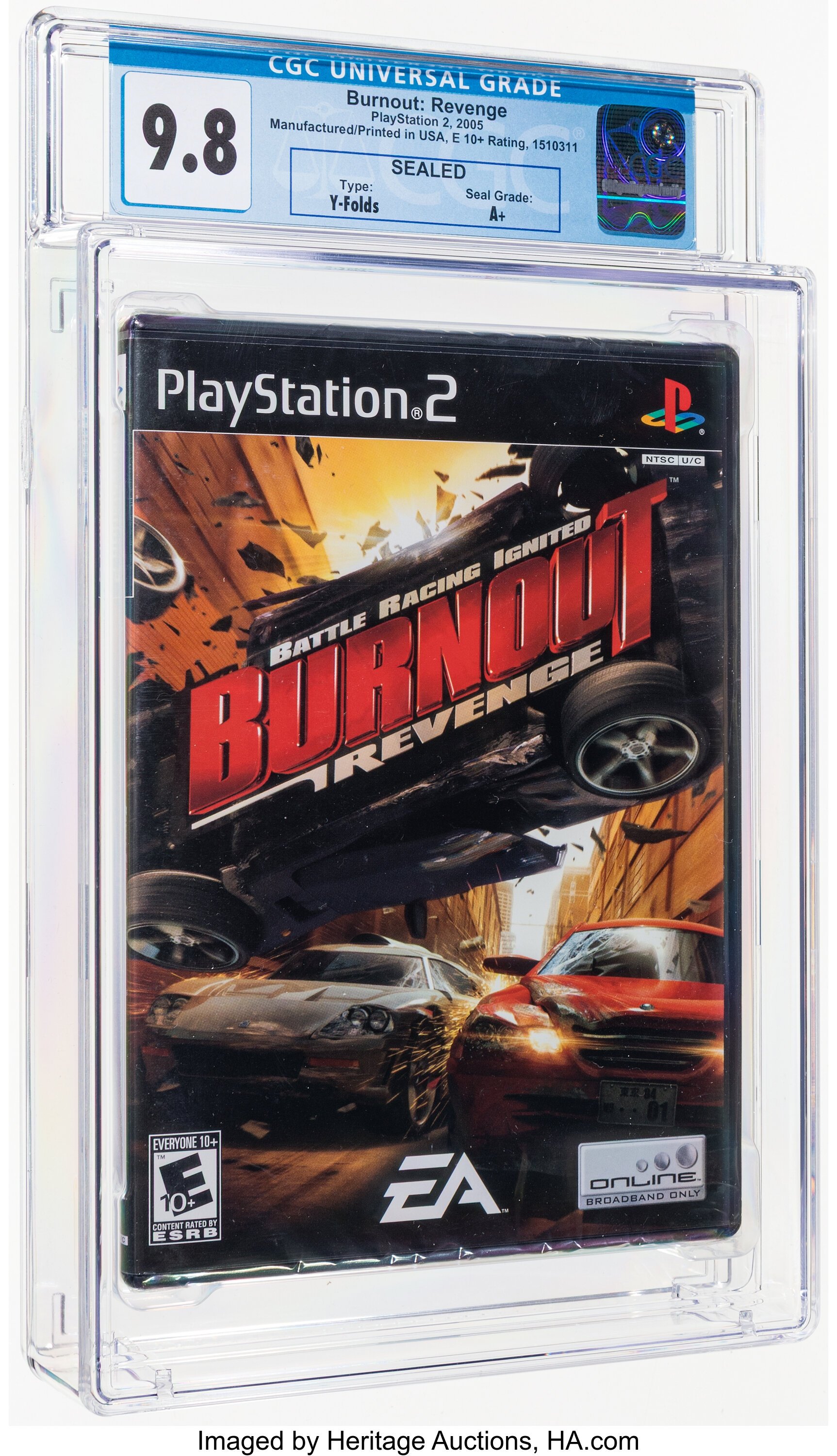 Burnout Revenge (PS2): PSA Pop Report & Prices