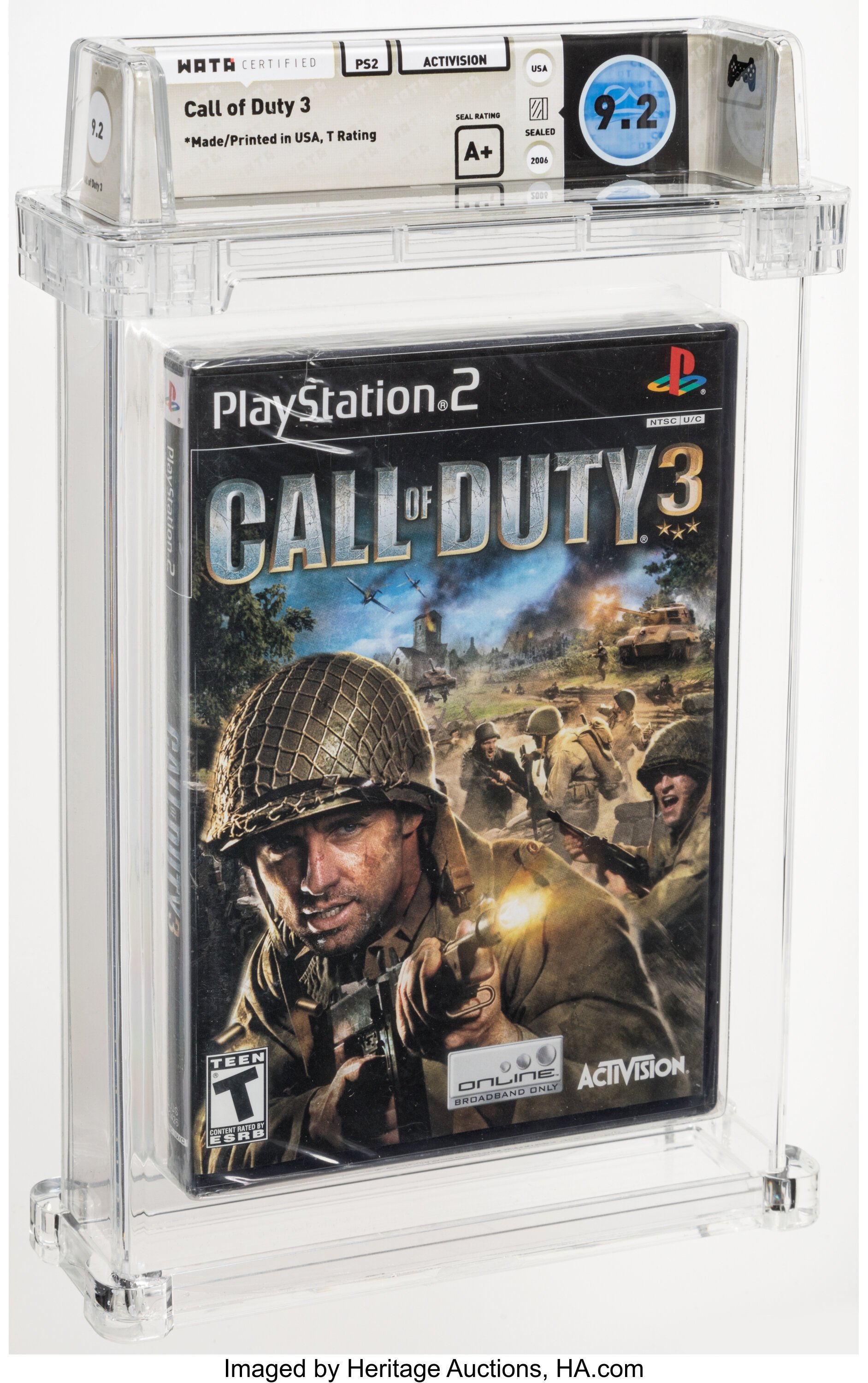 Call of Duty 3 (PS2): PSA Pop Report & Prices