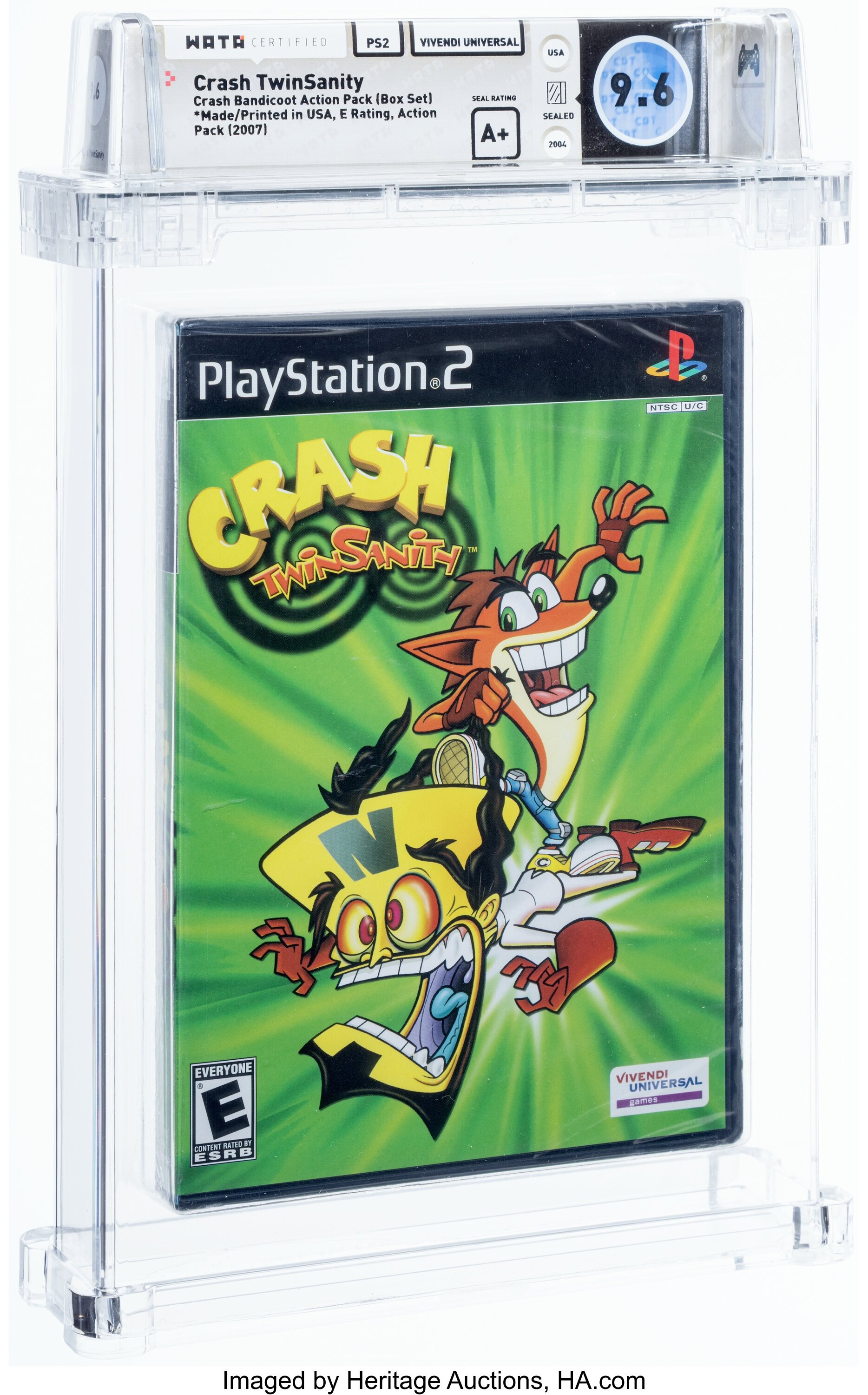 Crash TwinSanity (PS2): PSA Pop Report & Prices