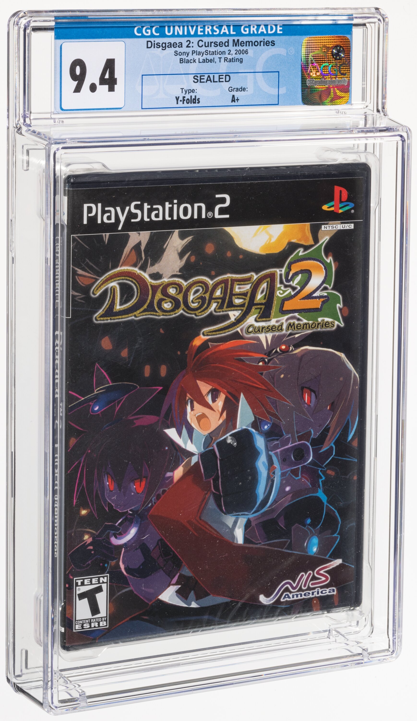Disgaea 2: Cursed Memories (PS2) — PSA Pop Report & Prices