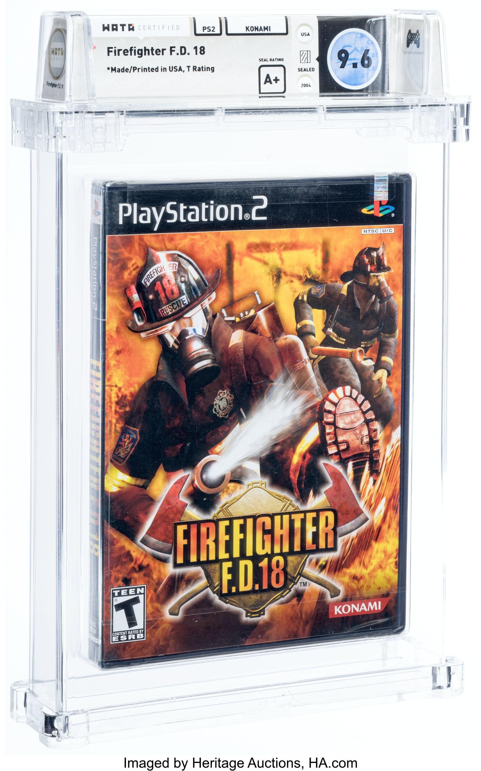 Firefighter F.D. 18 (PS2): PSA Pop Report & Prices