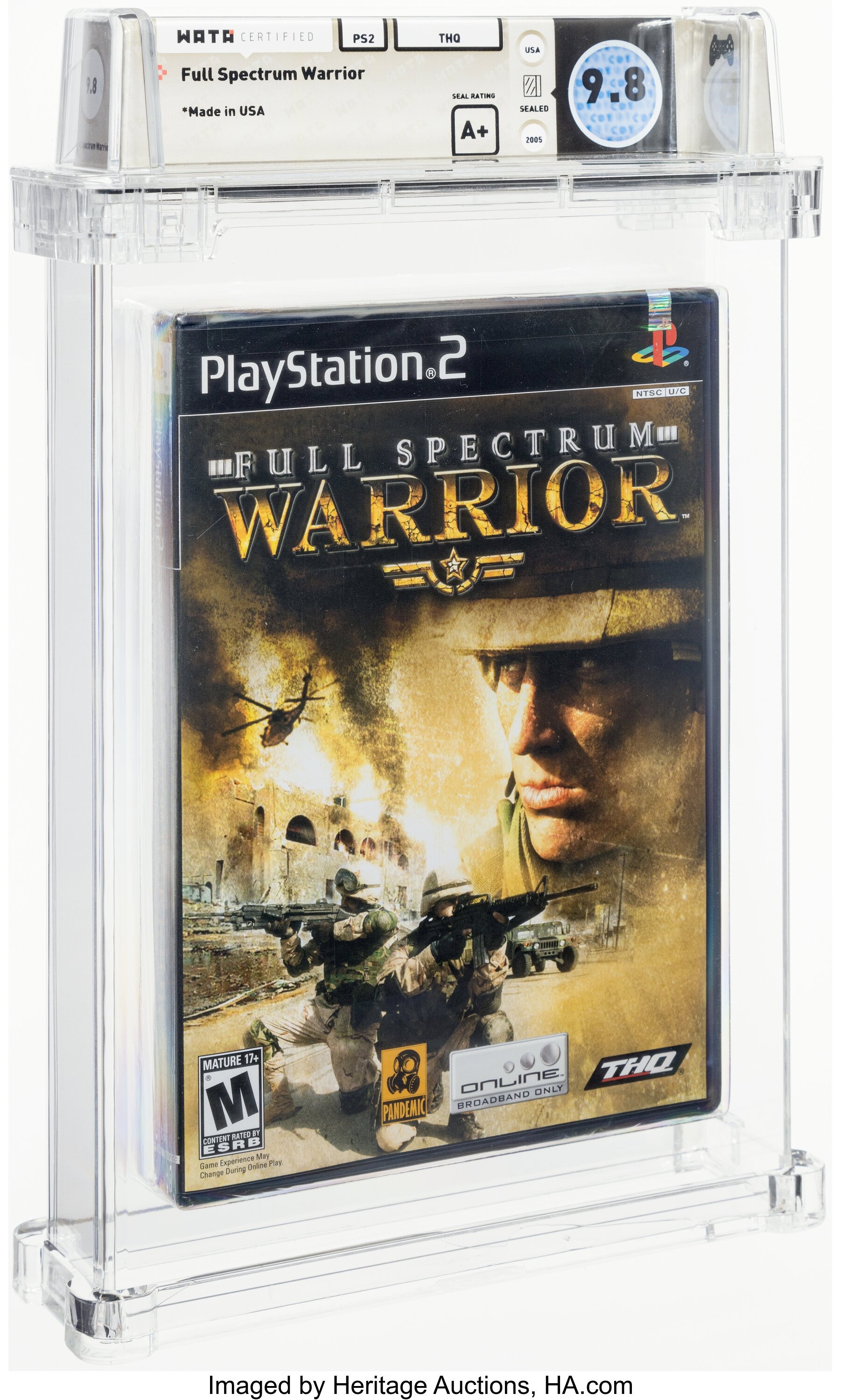 Full Spectrum Warrior (PS2): PSA Pop Report & Prices