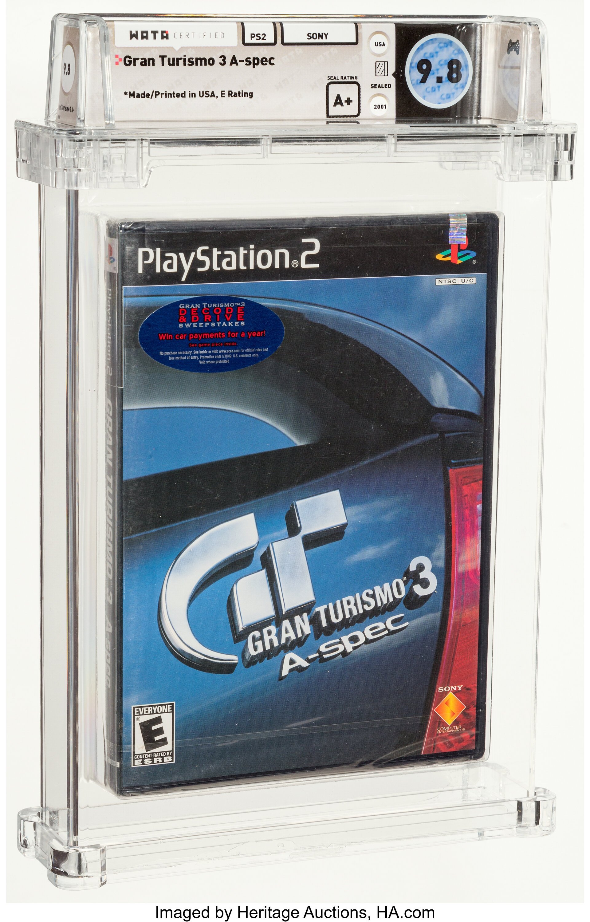 Gran Turismo 3 A-spec (PS2): PSA Pop Report & Prices
