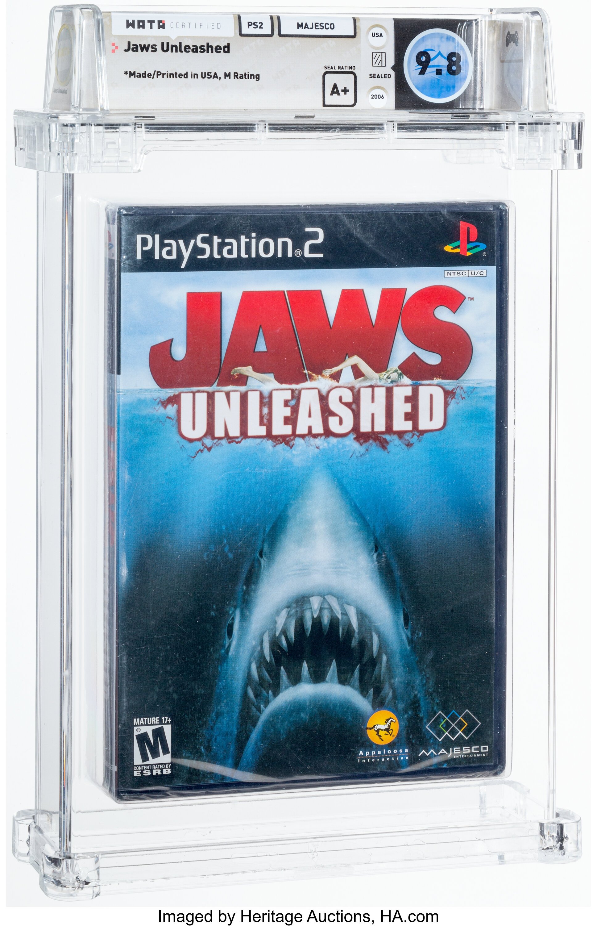 Jaws Unleashed (PS2): PSA Pop Report & Prices