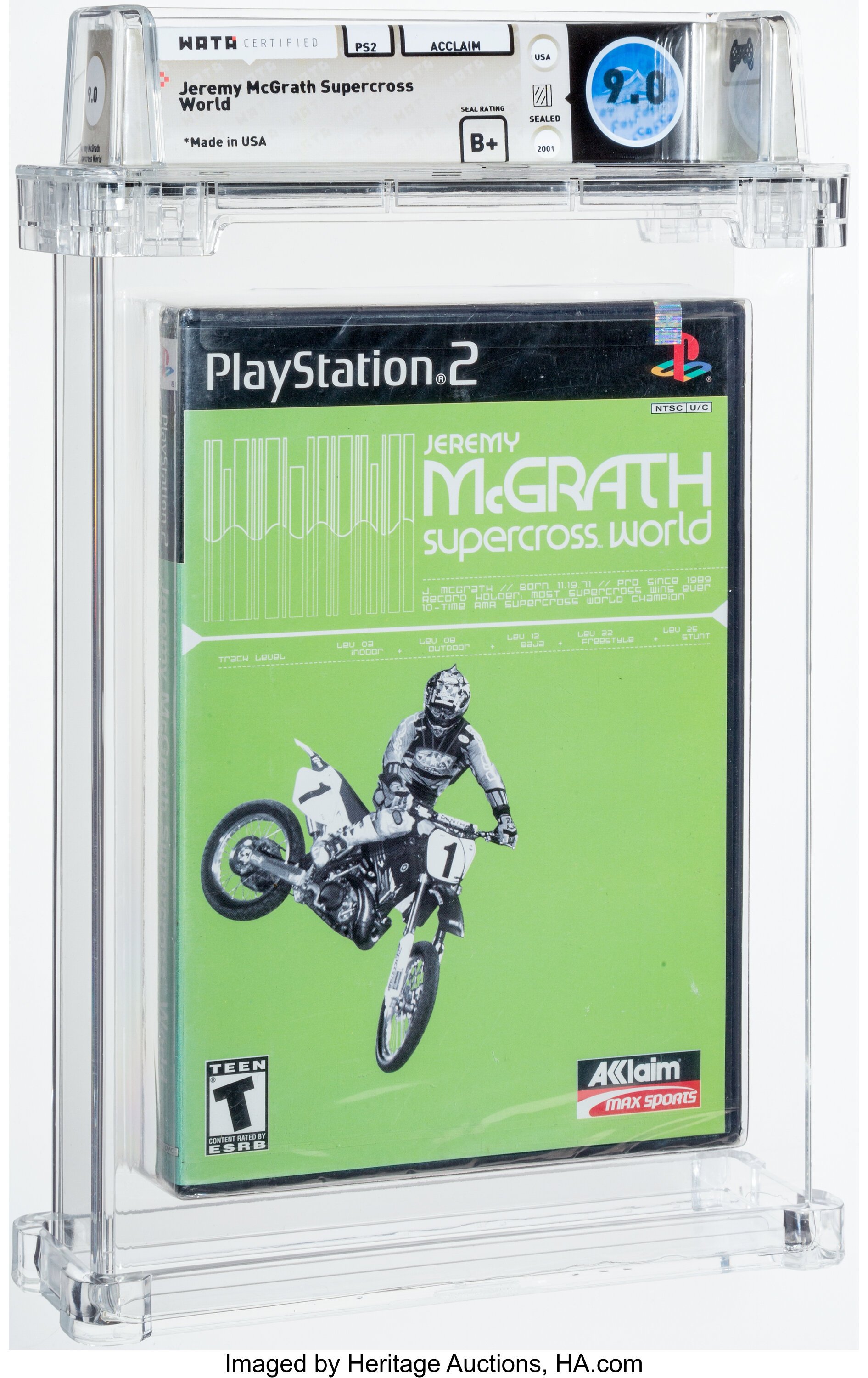 Jeremy McGrath Supercross World (PS2): PSA Pop & Prices