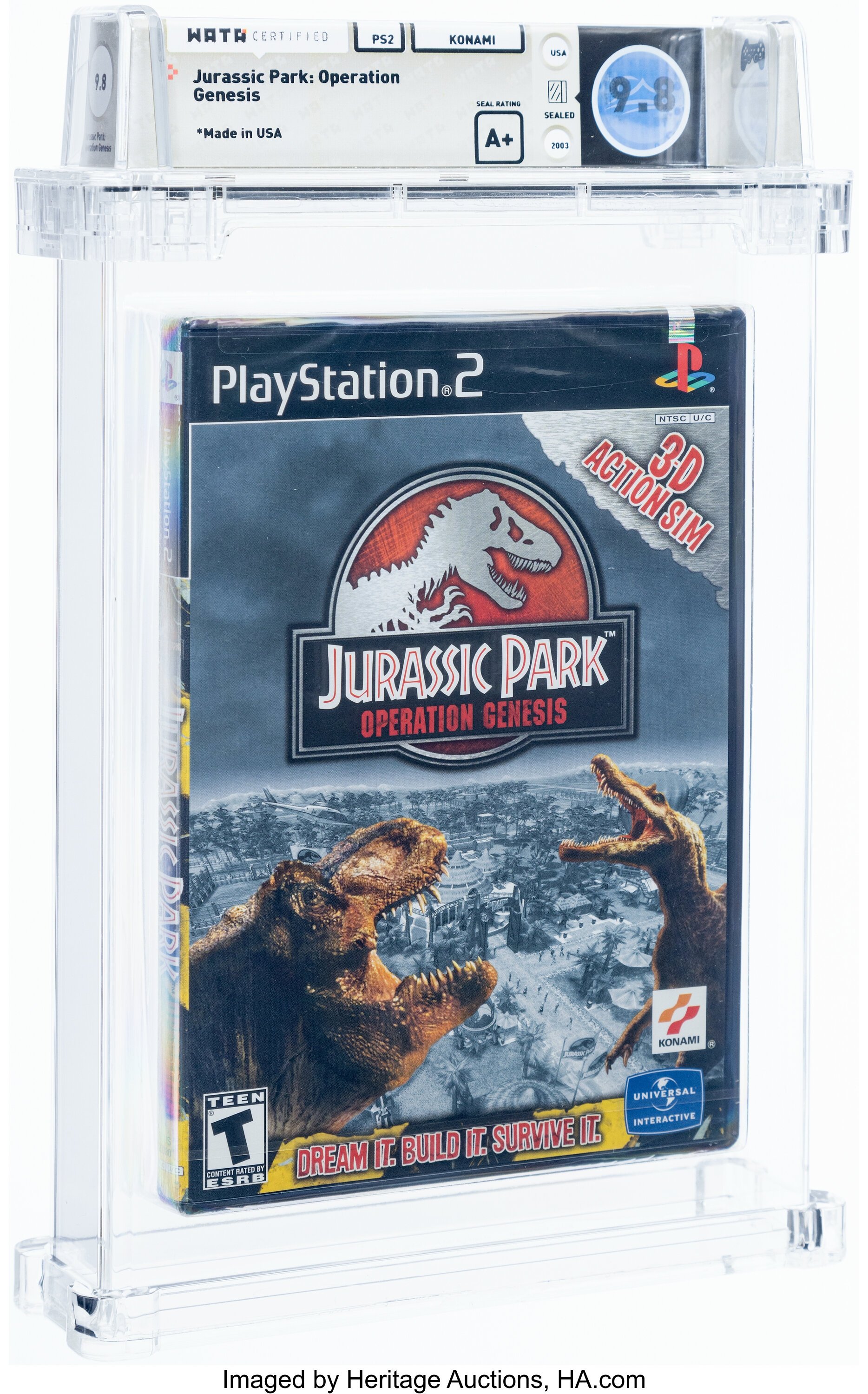 Jurassic Park: Operation Genesis (PS2) — PSA Pop & Prices