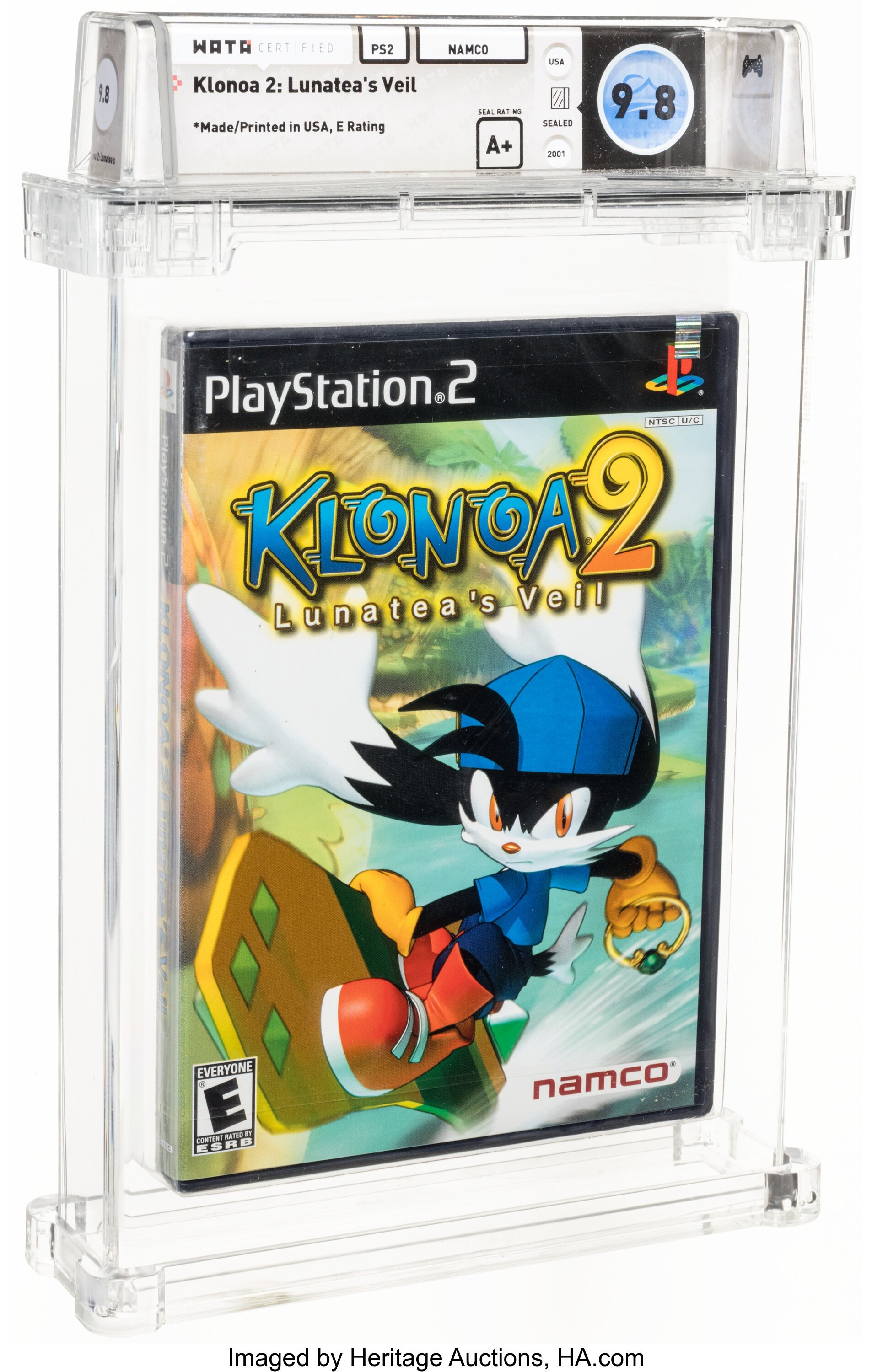 Klonoa 2: Lunatea's Veil (PS2) — PSA Pop Report & Prices