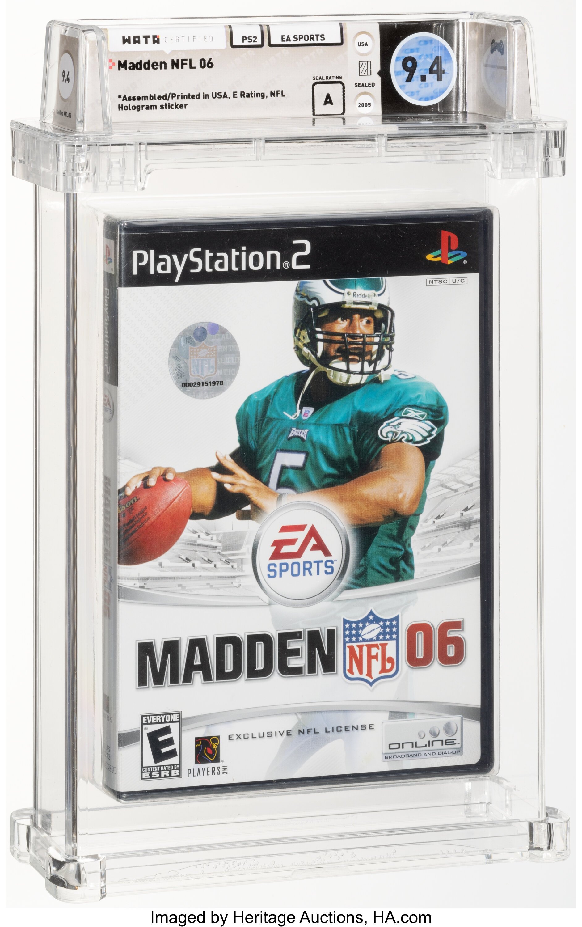 Madden NFL 06 (PS2): PSA Pop Report & Prices