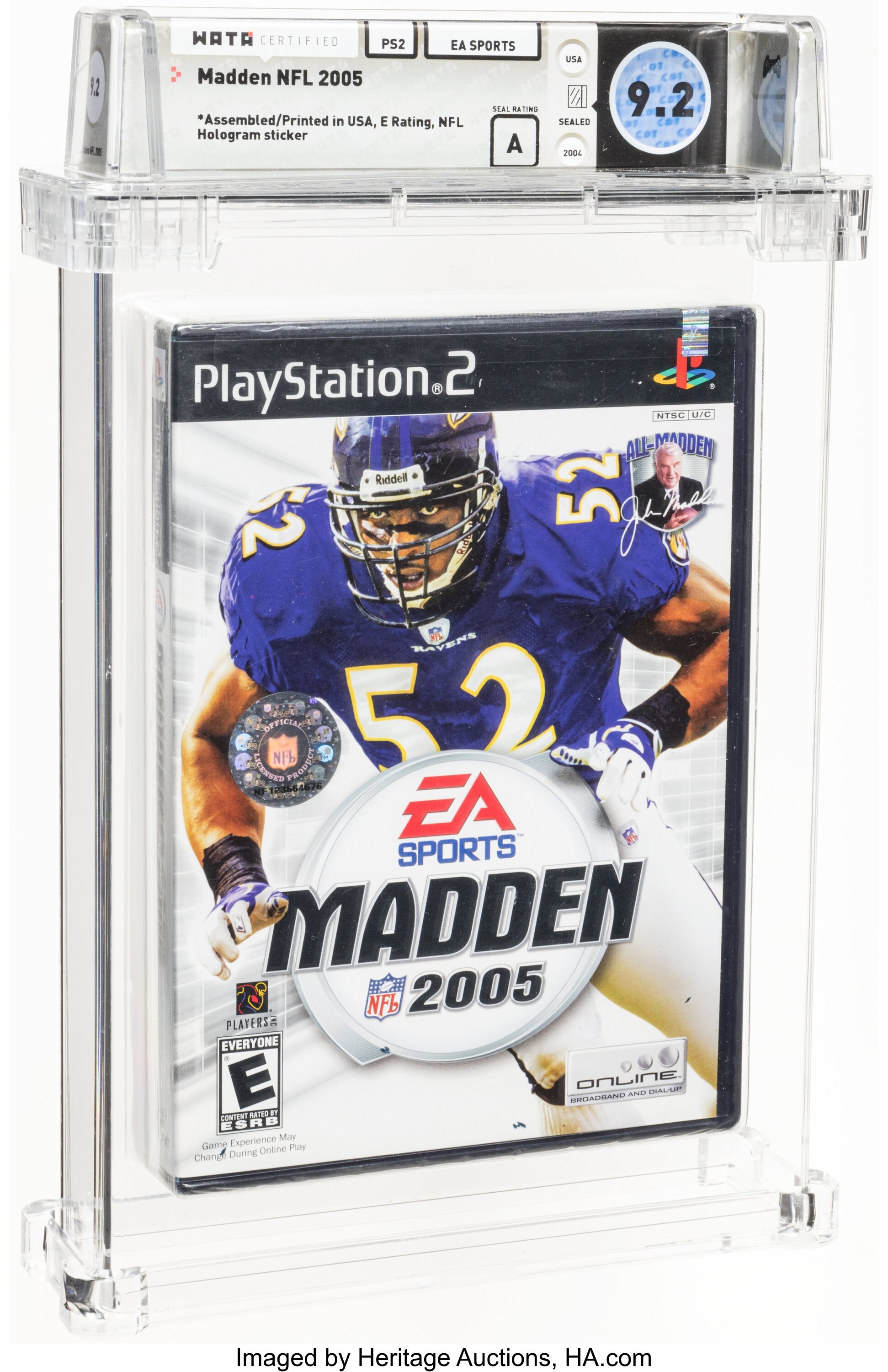 Madden NFL 2005 (PS2): PSA Pop Report & Prices