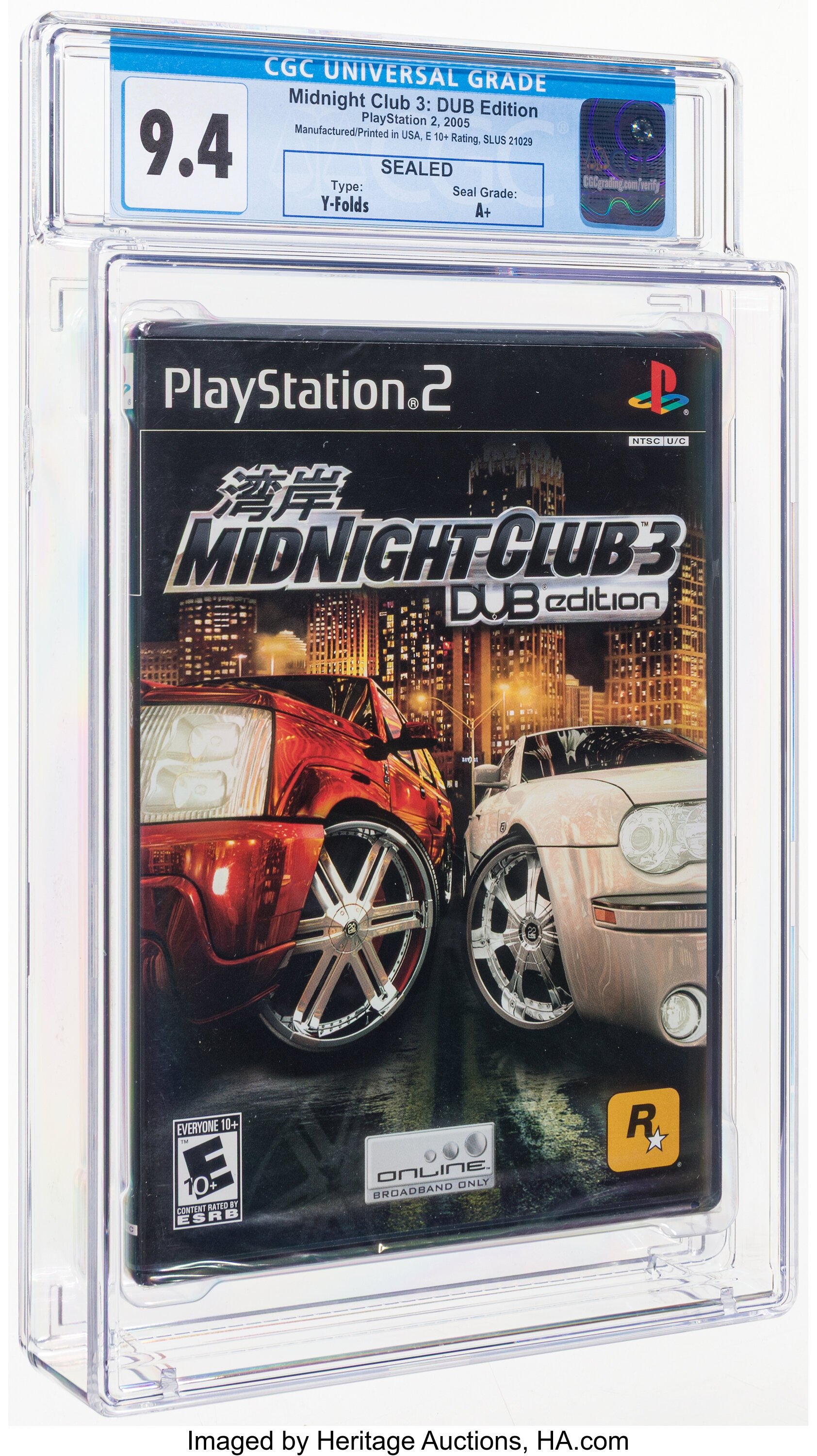 Midnight Club 3: DUB Edition (PS2) — PSA Pop Report & Prices
