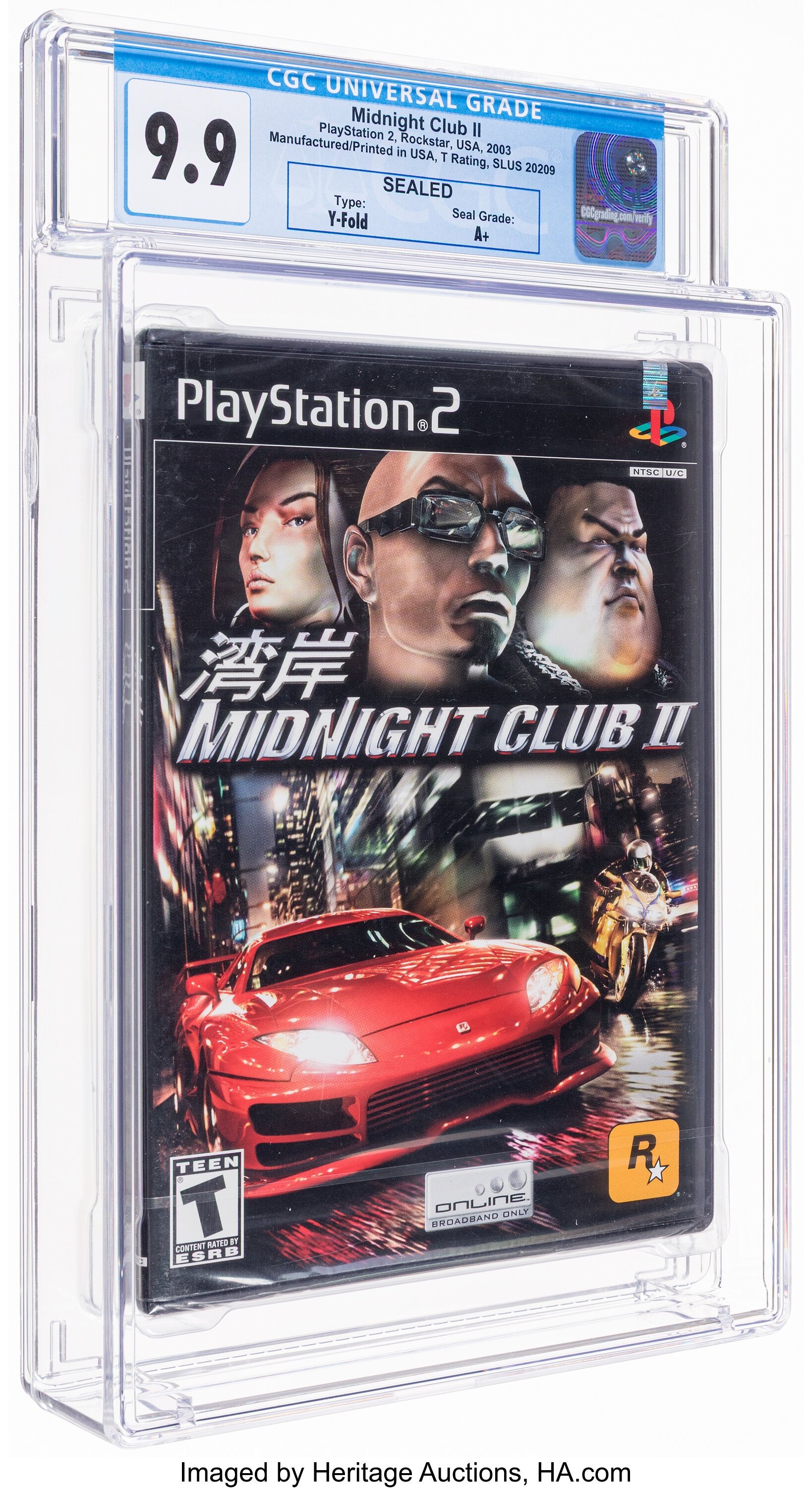 Midnight Club II (PS2): PSA Pop Report & Prices