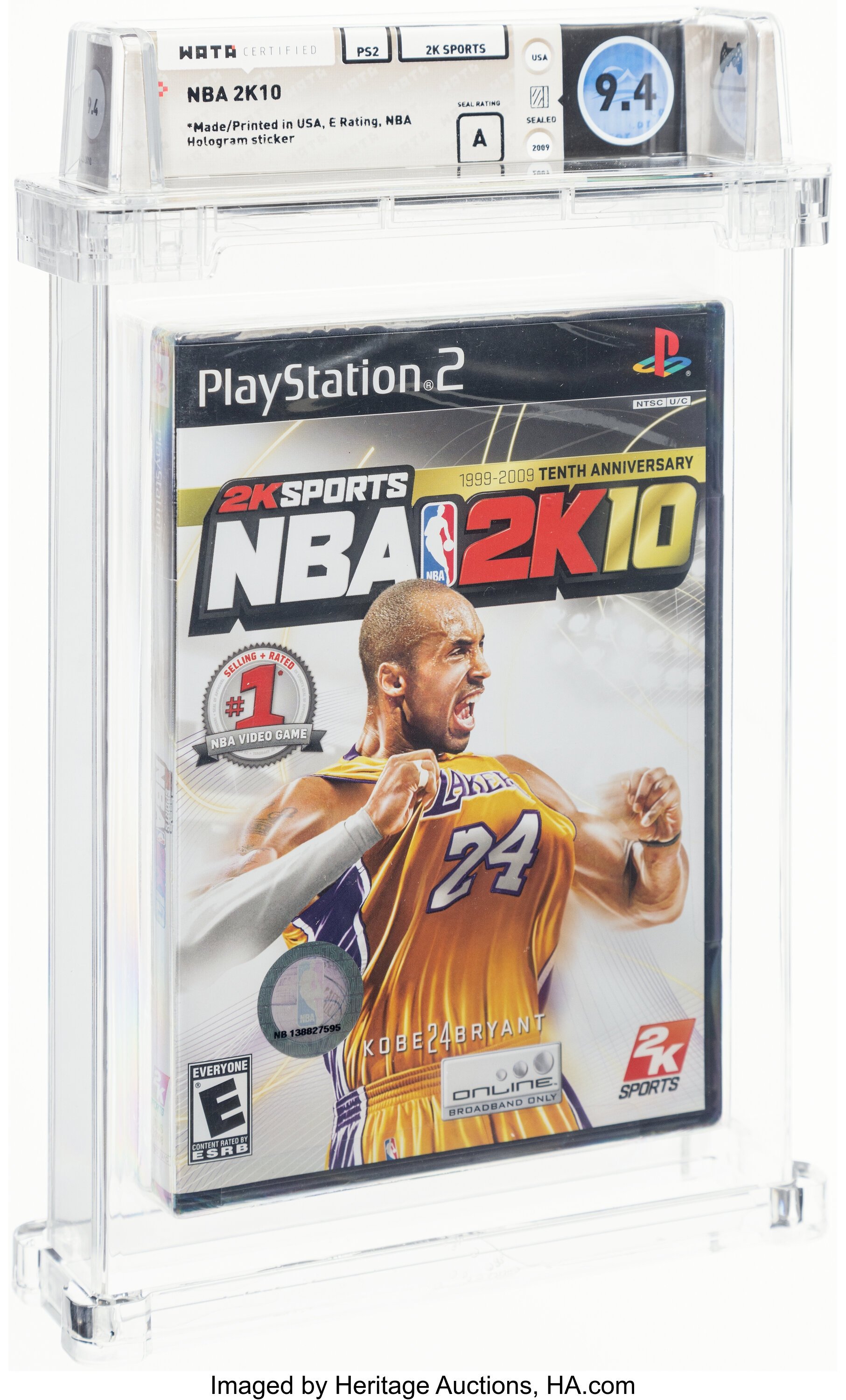 NBA 2K10 (PS2): PSA Pop Report & Prices