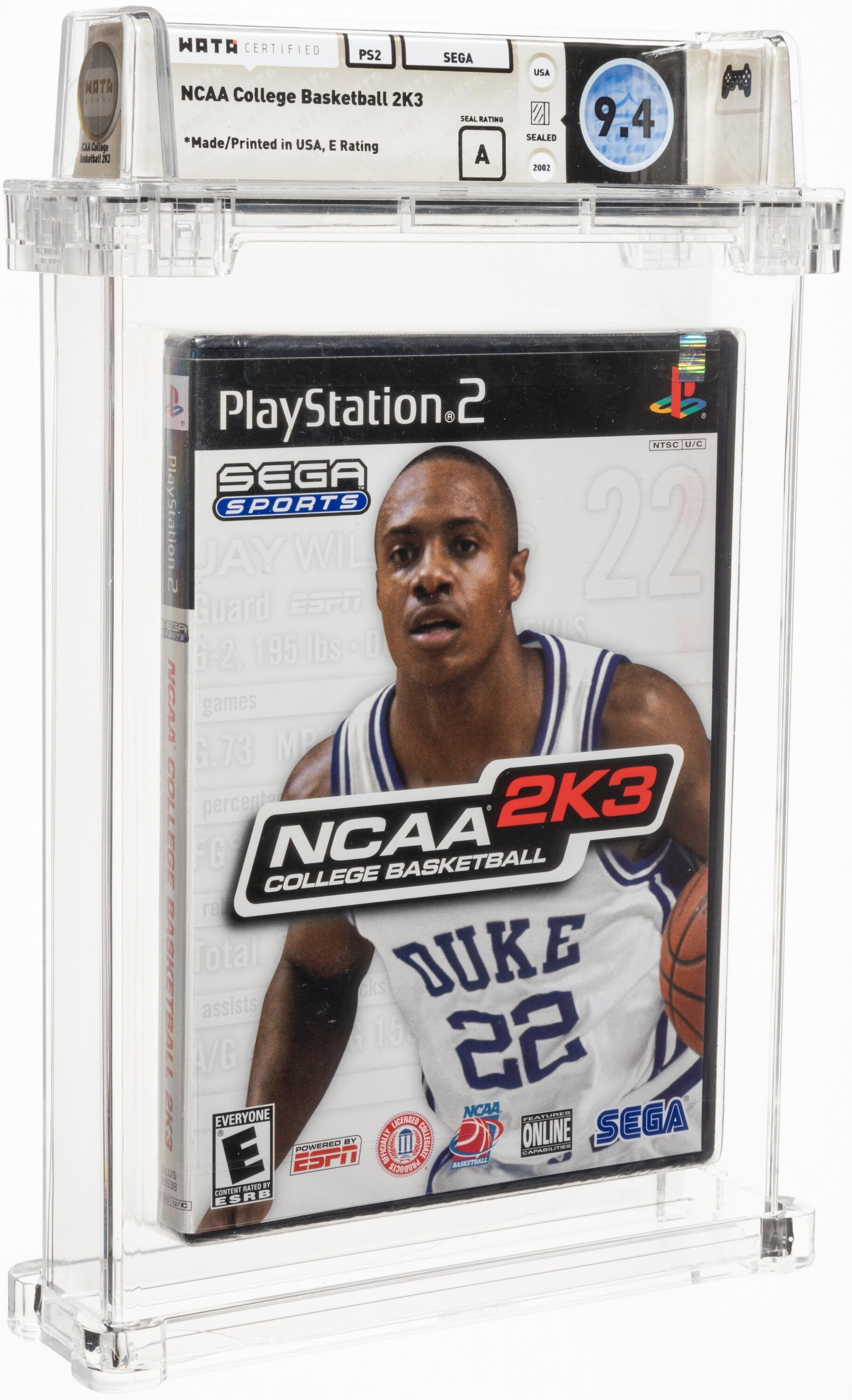 NCAA College Basketball 2K3 (PS2): PSA Pop Report & Prices