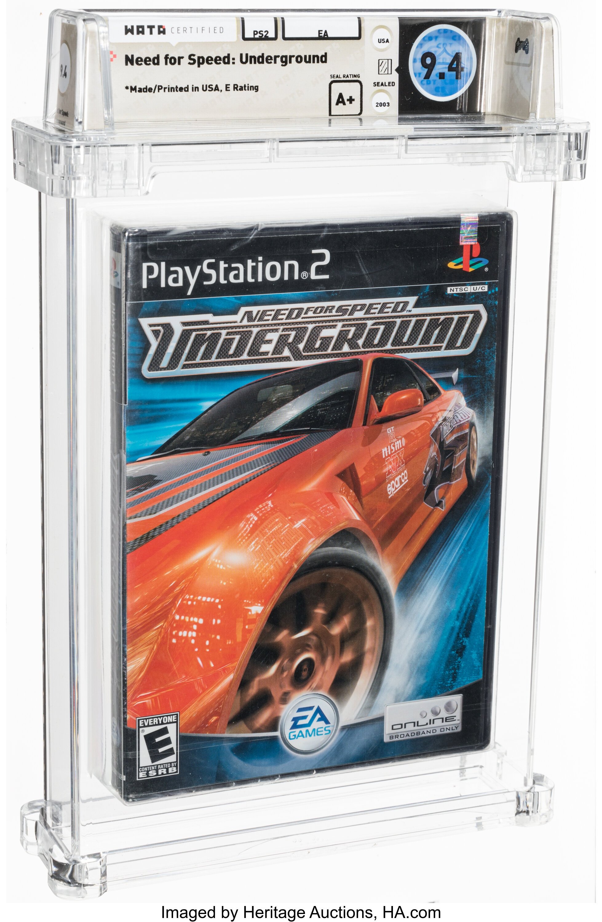 Need for Speed: Underground (PS2) — PSA Pop Report & Prices