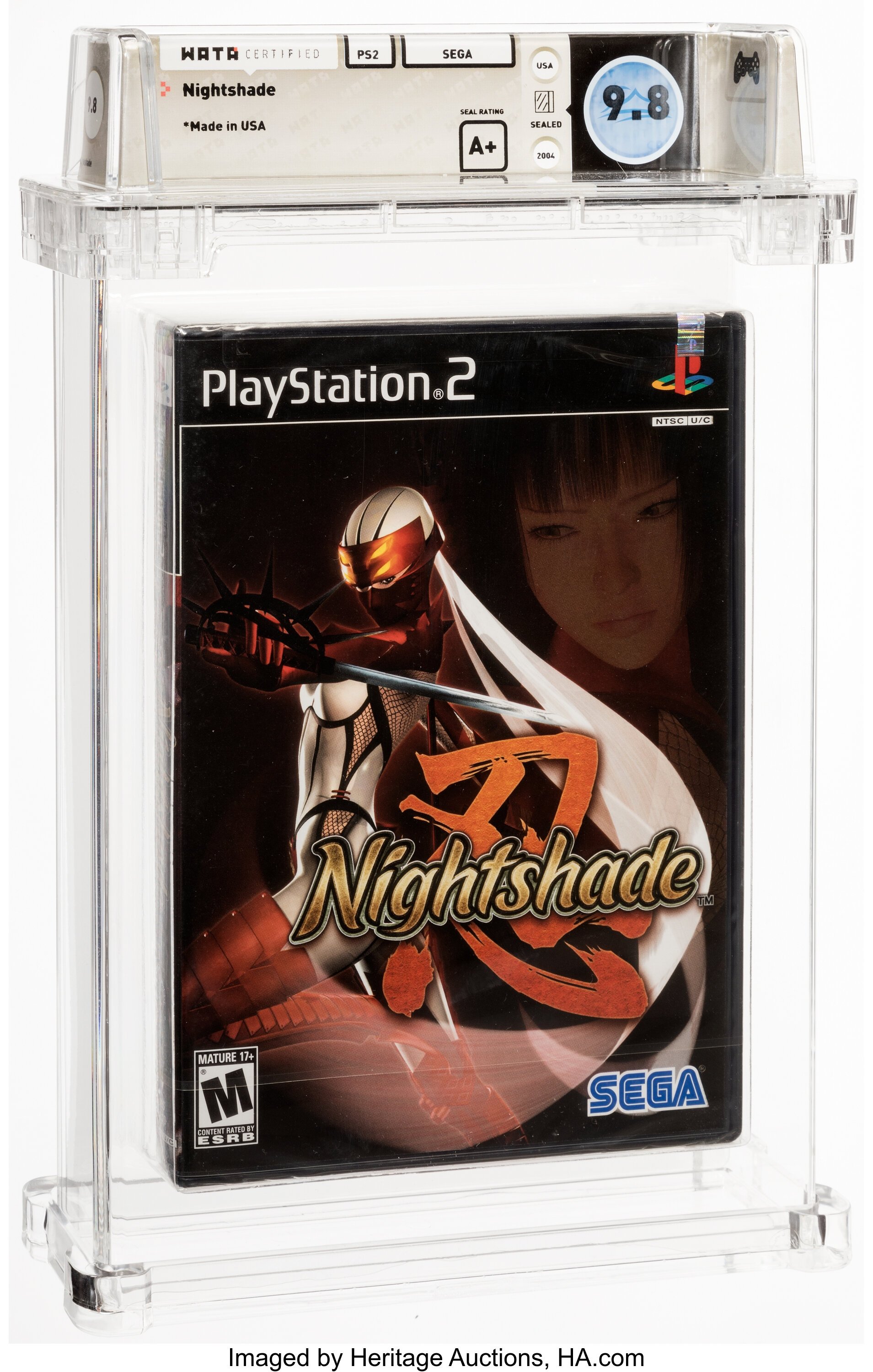 Nightshade (PS2): PSA Pop Report & Prices