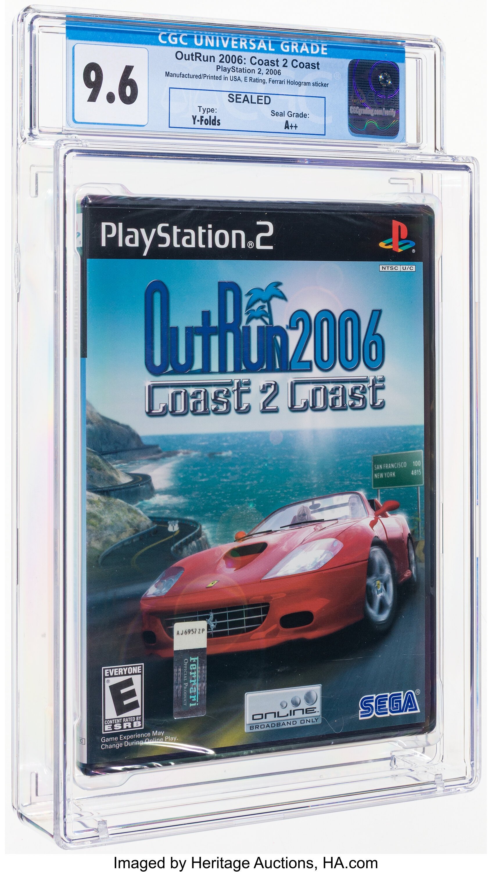 OutRun 2006: Coast 2 Coast (PS2) — PSA Pop Report & Prices