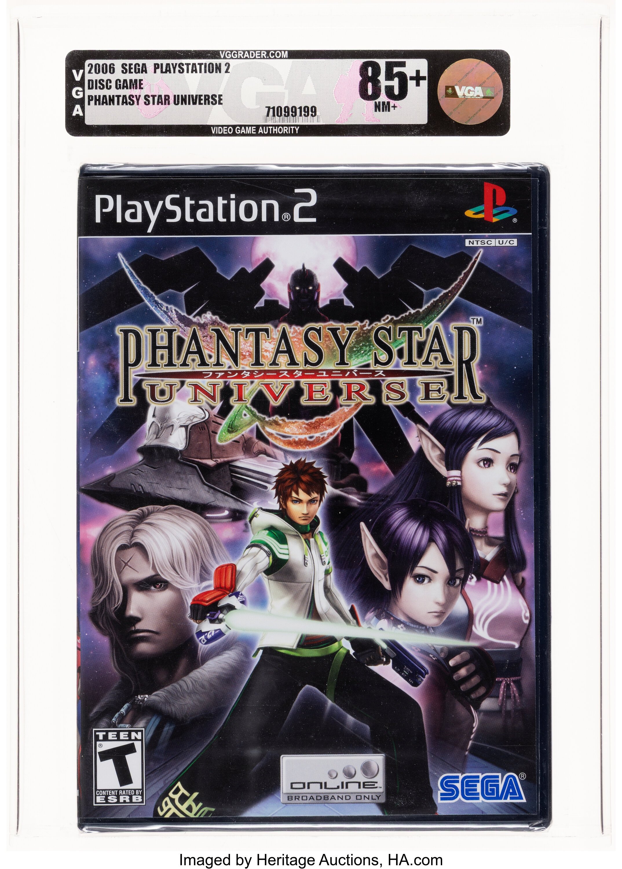 Phantasy Star Universe (PS2): PSA Pop Report & Prices