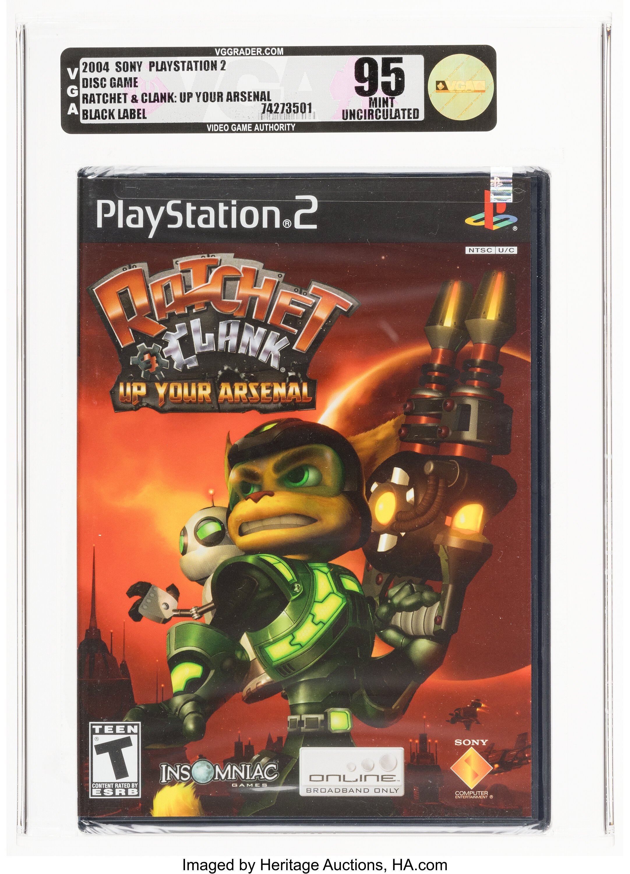 Ratchet & Clank: Up Your Arsenal (PS2) — PSA Pop & Prices
