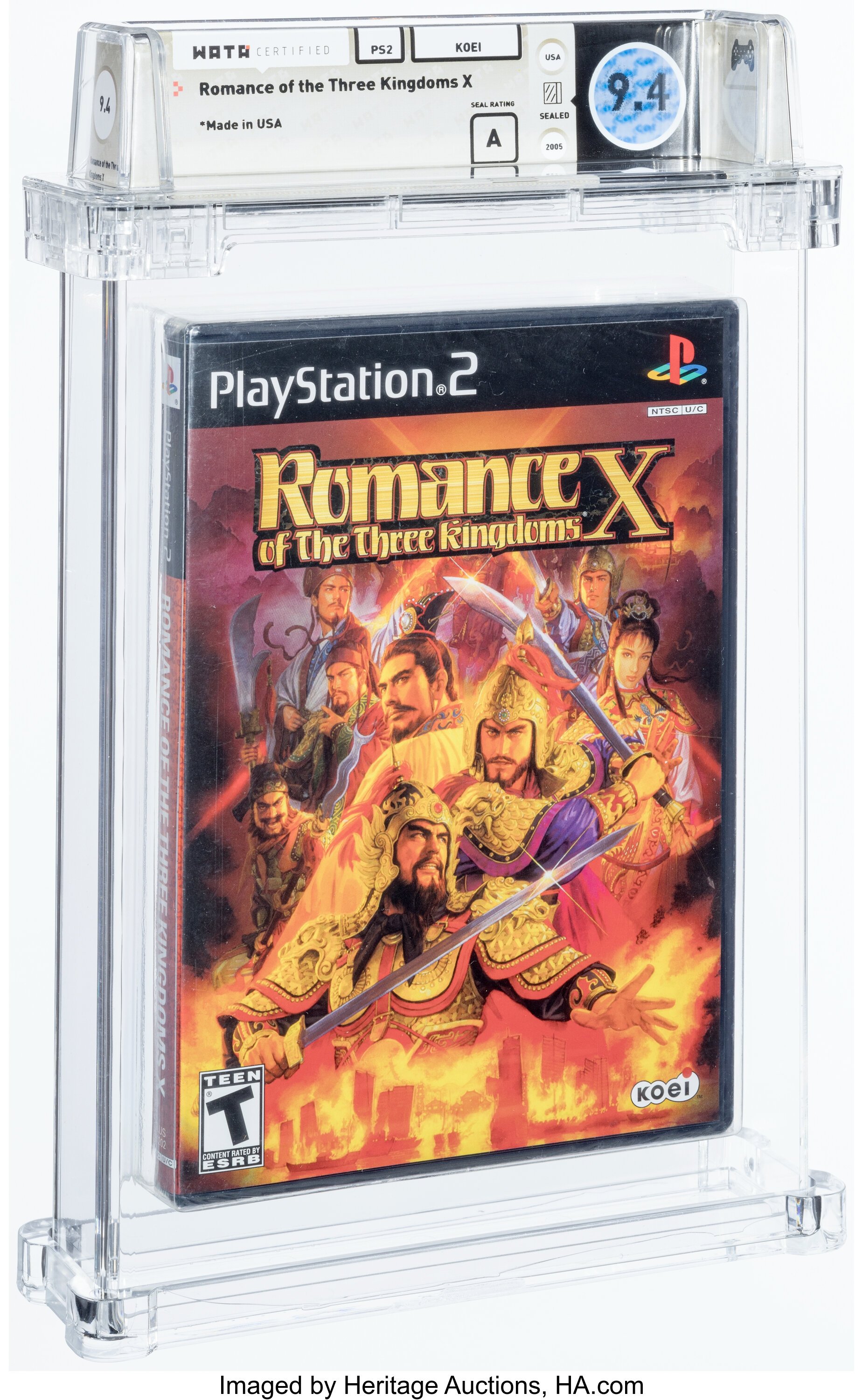 Romance of the Three Kingdoms X (PS2): PSA Pop & Prices