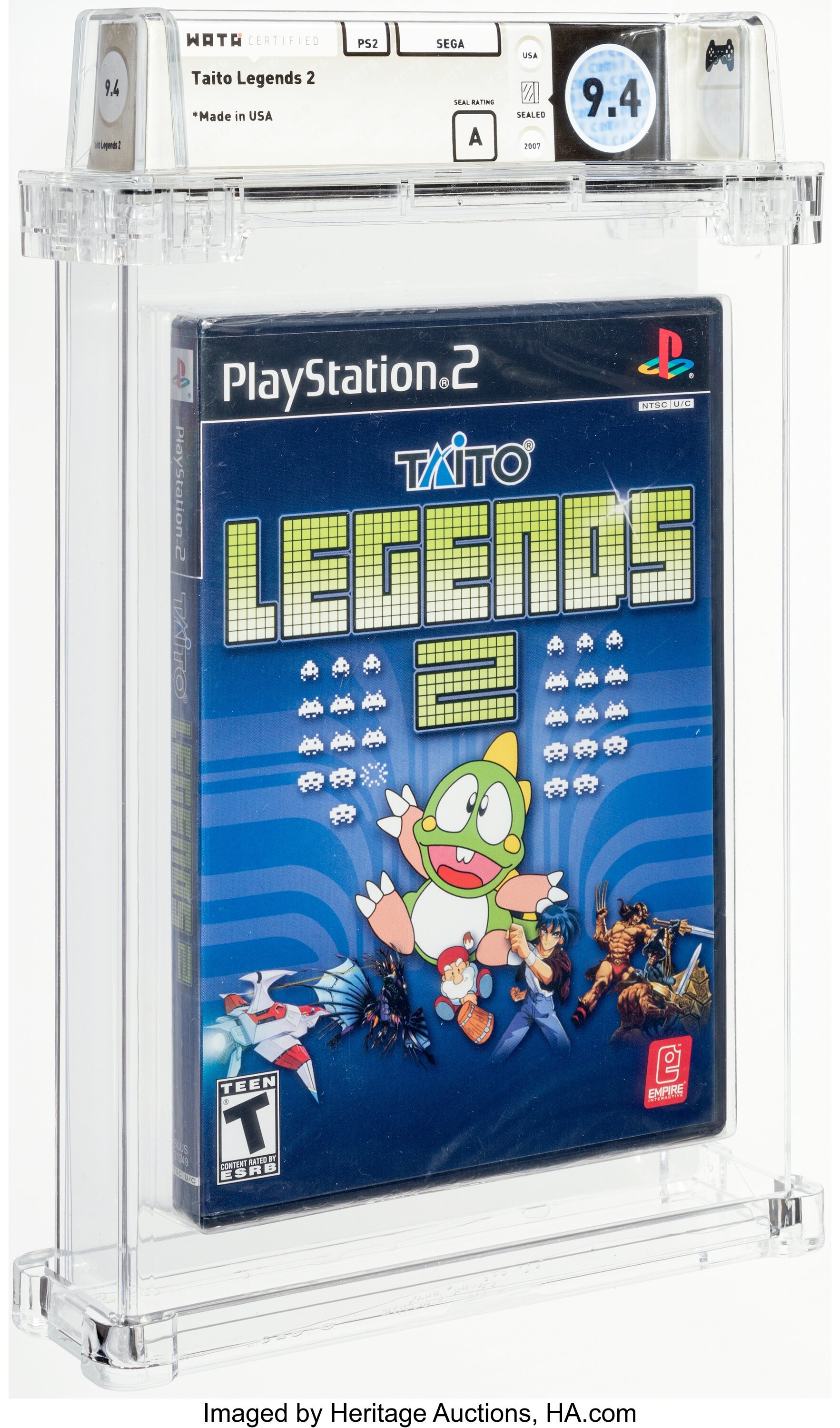 Taito Legends 2 (PS2): PSA Pop Report & Prices