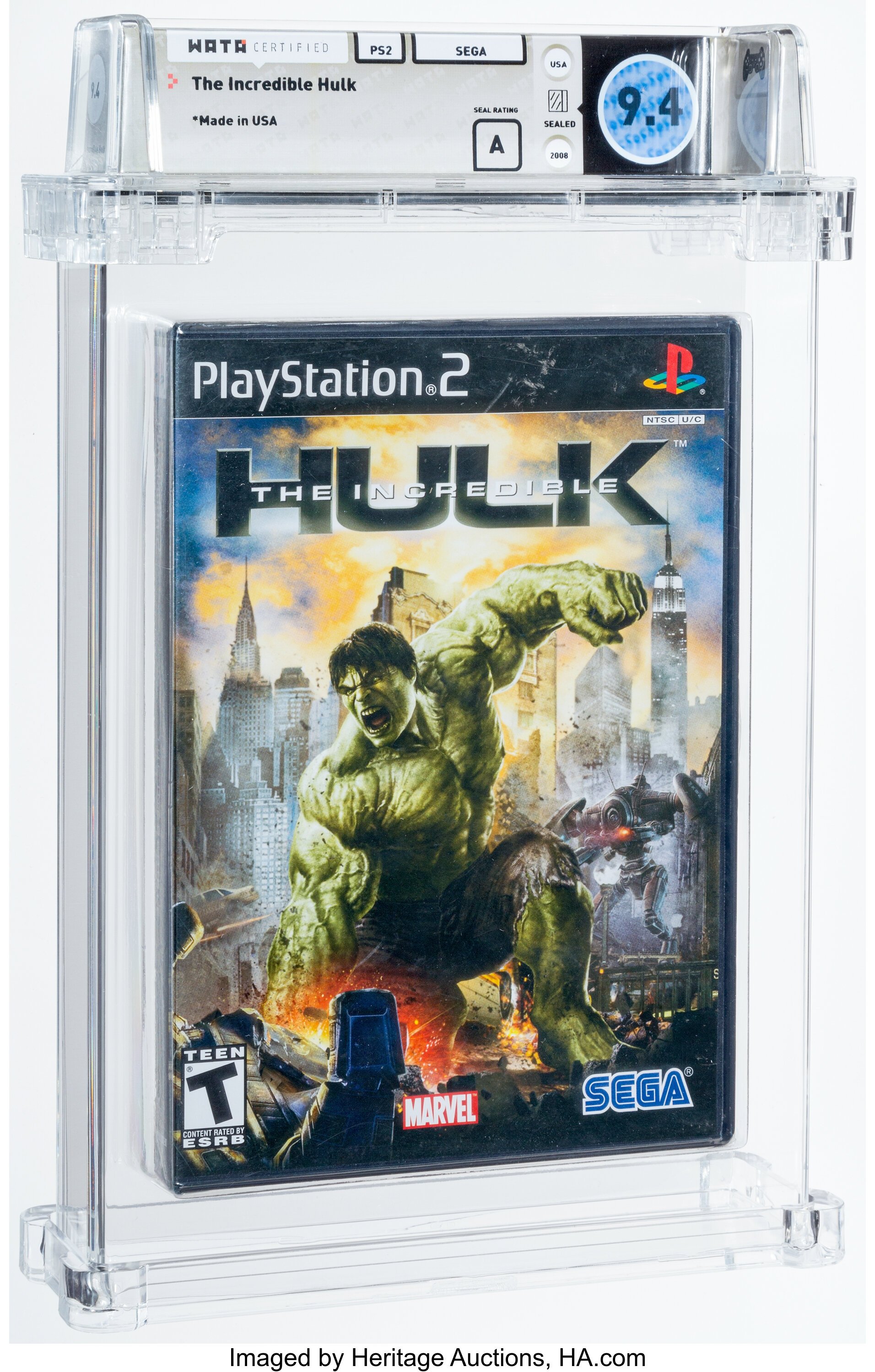The Incredible Hulk (PS2): PSA Pop Report & Prices